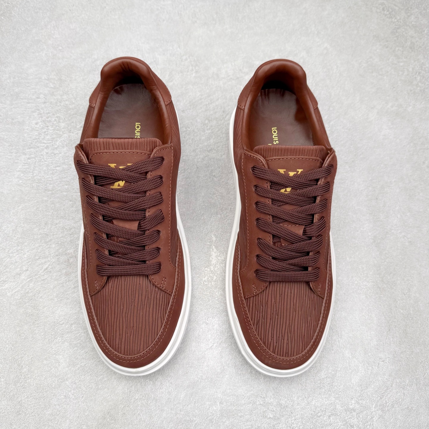 图片[2]-LOUIS VUITTON Beverly Hills Lv牛皮革圆头系带低帮板鞋 男款 尺码：39 40 41 42 43 44 45-选品中心