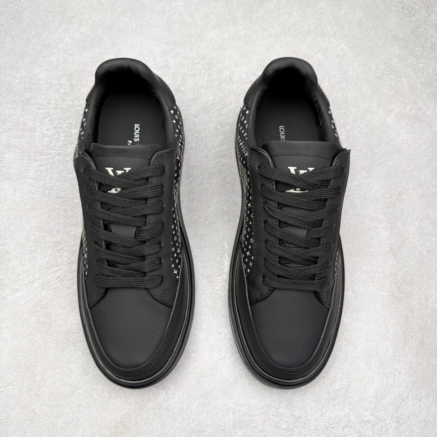 图片[2]-LOUIS VUITTON Beverly Hills Lv牛皮革圆头系带低帮板鞋 男款 尺码：39 40 41 42 43 44 45-选品中心