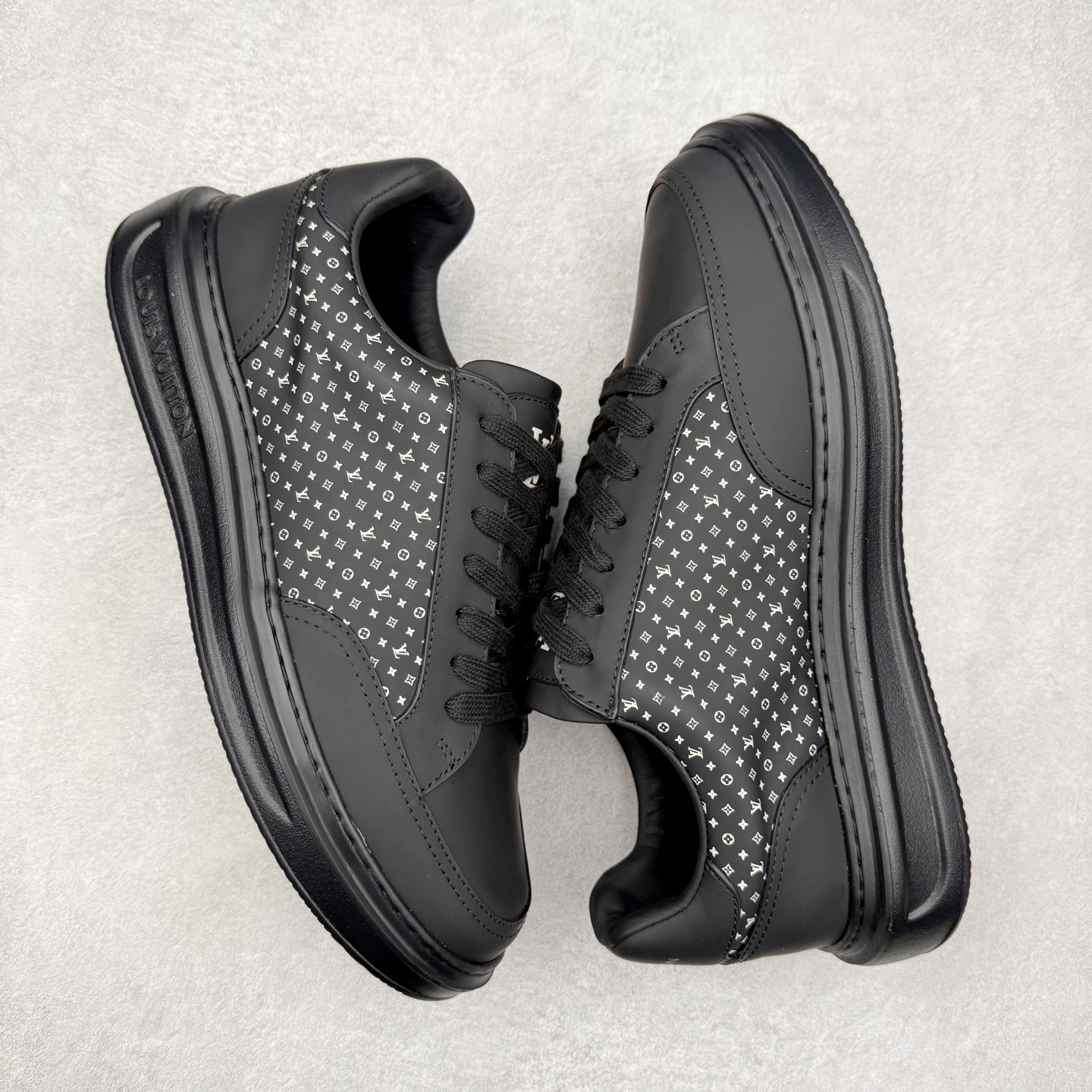 图片[3]-LOUIS VUITTON Beverly Hills Lv牛皮革圆头系带低帮板鞋 男款 尺码：39 40 41 42 43 44 45-选品中心