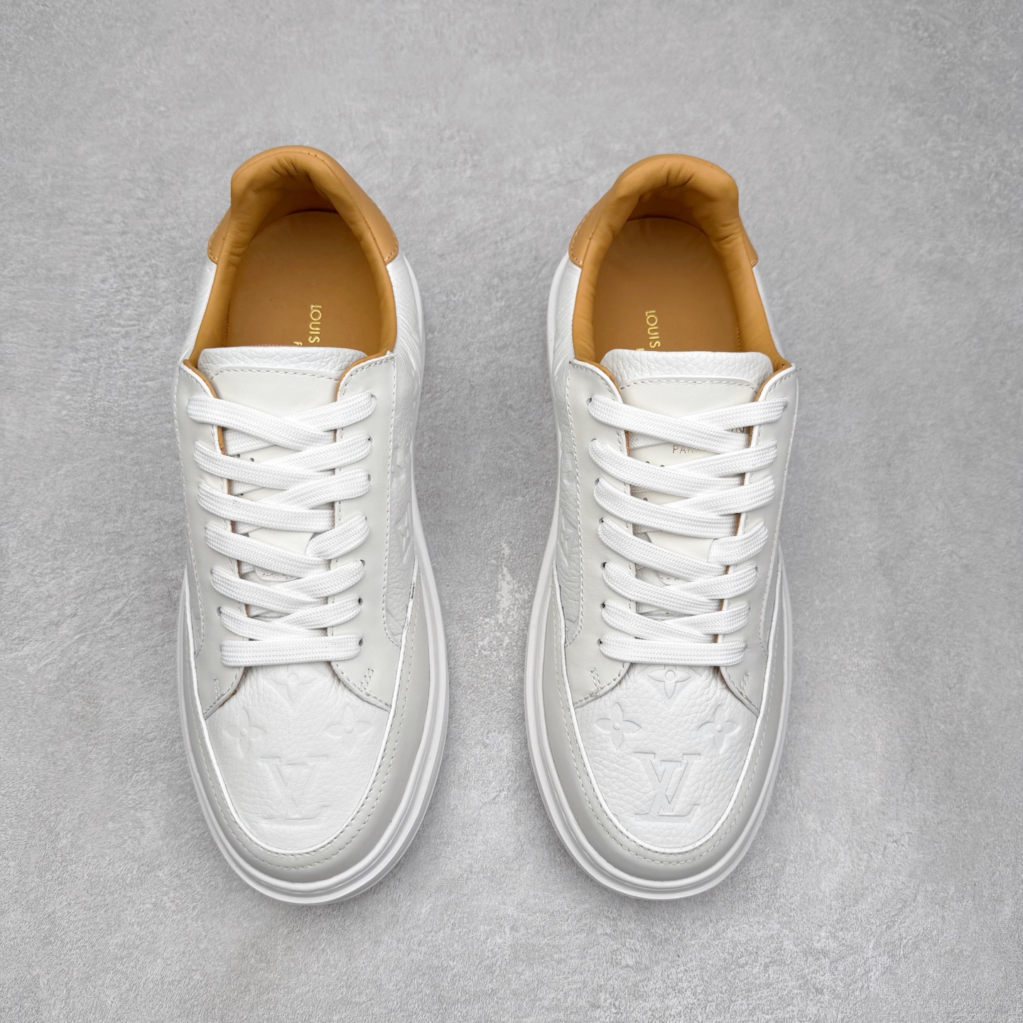 图片[2]-LOUIS VUITTON Beverly Hills Lv牛皮革圆头系带低帮板鞋 男款 尺码：39 40 41 42 43 44 45-选品中心