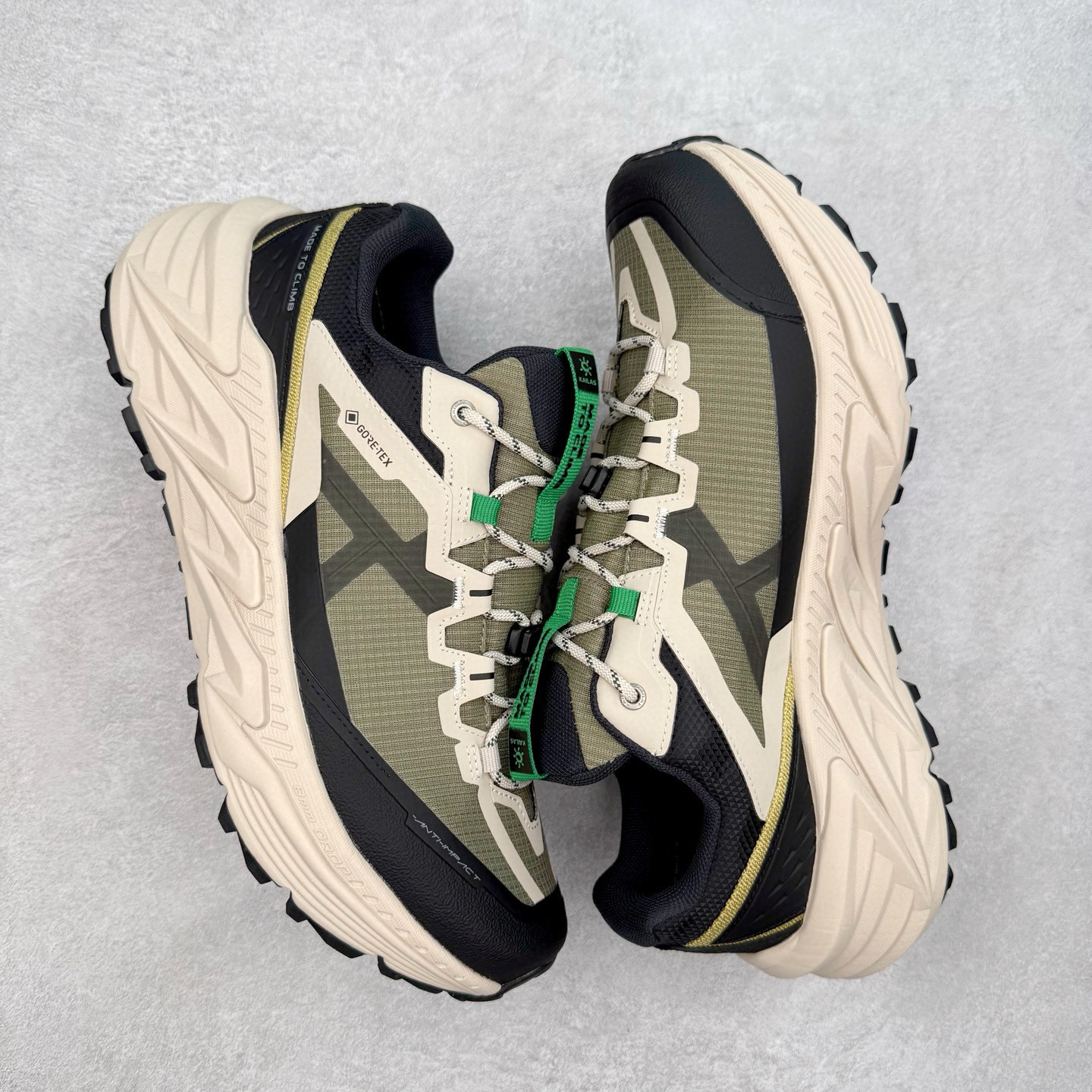 图片[3]-凯乐石 KAILAS 山行2代 GTX 25款舒适缓冲徒步 织物TPU减震防滑透气包裹性轻便低帮超强抓地力越野跑步鞋 KAILAS凯乐石品牌是全球三大全系攀登品牌之一，于2003年创立于中国广州，致力于为有攀登梦想的户外运动员及爱好者，研发制造功能性专业装备，满足他们在极限环境下安全舒适的需求，凯乐石专注于科技面料的开发及专业功能设计，产品线覆盖登山、攀岩、徒步、越野跑山、露营、旅行等多项户外运动，通过运动员的测试反馈，不断进化迭代，产品荣获国内外大奖71座，发明专利21个，更突破性的自主研发攀登器械，打造出中国的攀登硬实力。实拍调校N版已经零色差零失真 百分百还原实物色彩所见即所得 不存在货不对板色差等低级问题 选购参考实物拍摄 不混卖不参货 只用心做好货严格选品 承诺混一赔十 尺码：36 36.5 37.5 38 38.5 39 40 40.5 41 42 42.5 43 44 44.5 45-选品中心