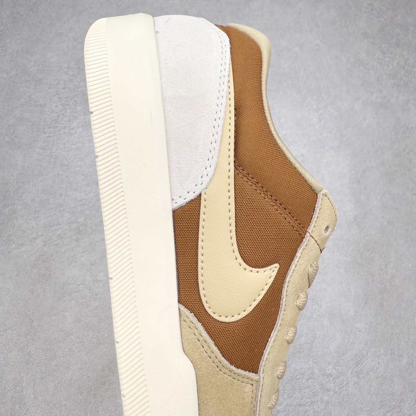 图片[6]-NK SB Force 58 空军58系列低帮休闲运动滑板板鞋 DV5477-202 鞋面由帆布和麂皮拼接 层次感丰富 搭配硫化外底 耐磨耐穿 鞋舌及中底后跟处饰有SB Logo 表明鞋款身份 采用包边设计 经久耐穿 硫化结构则有效提升灵活性 穿上这款全新推出的创意力作 助你耀动街头 尺码：36 36.5 37.5 38 38.5 39 40 40.5 41 42 42.5 43 44 45-选品中心