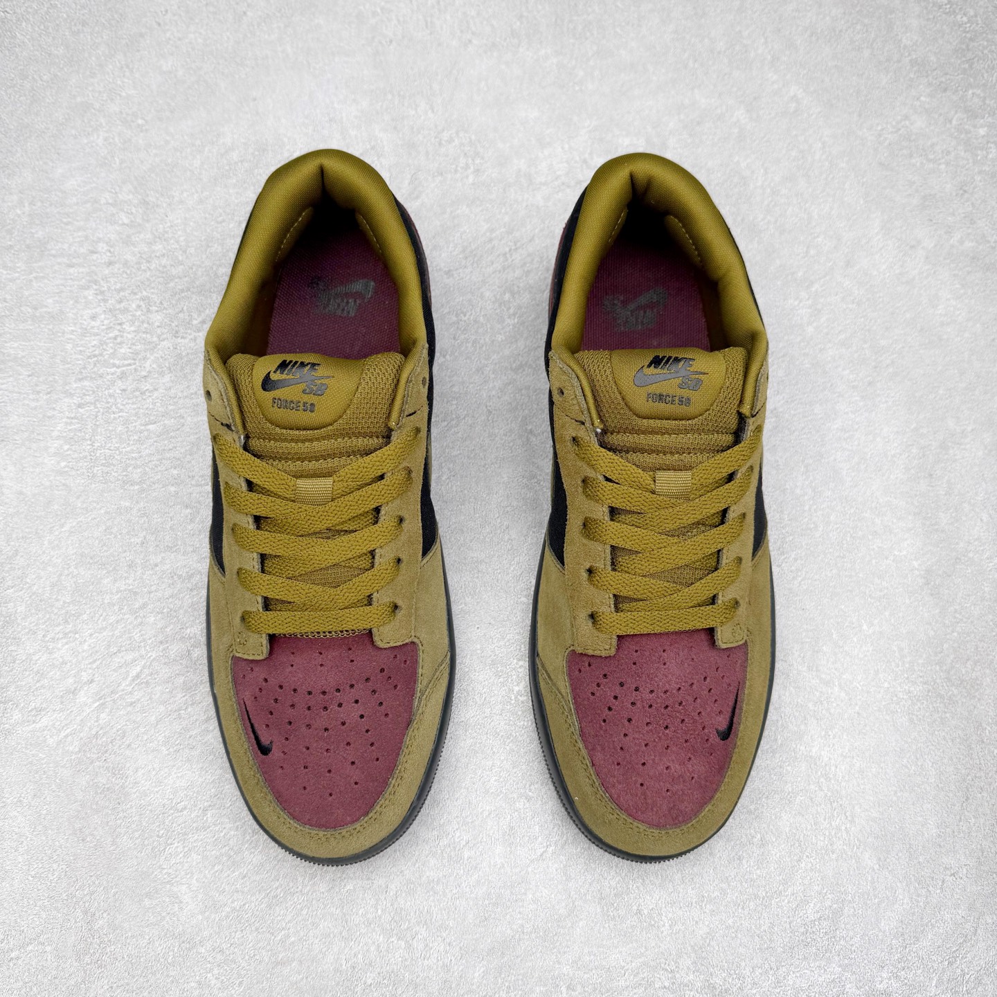 图片[2]-NK SB Force 58 空军58系列低帮休闲运动滑板板鞋 DV5477-008 鞋面由帆布和麂皮拼接 层次感丰富 搭配硫化外底 耐磨耐穿 鞋舌及中底后跟处饰有SB Logo 表明鞋款身份 采用包边设计 经久耐穿 硫化结构则有效提升灵活性 穿上这款全新推出的创意力作 助你耀动街头 尺码：36 36.5 37.5 38 38.5 39 40 40.5 41 42 42.5 43 44 45-选品中心