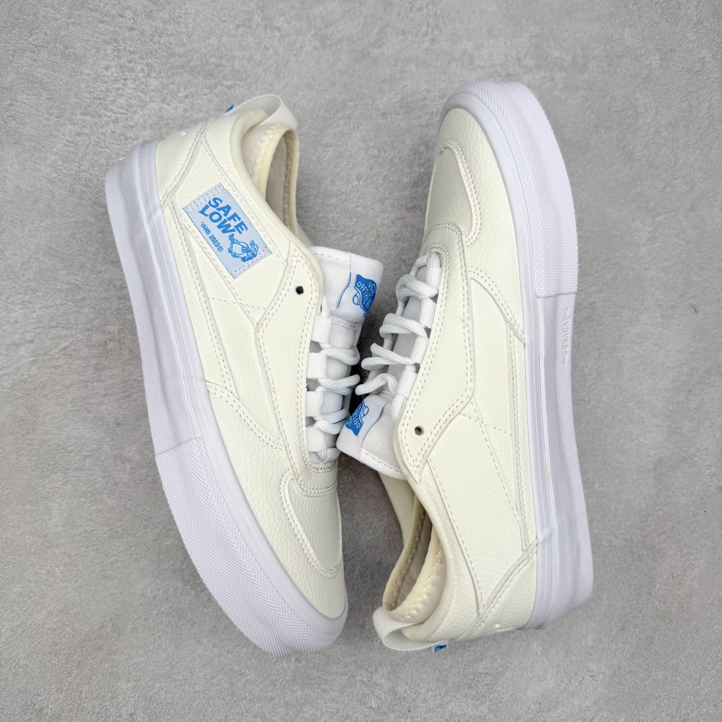 图片[3]-Vans Skate Safe Low 白色荔枝皮 官方新款 轻便舒适百搭休闲滑板鞋 尺码：35 36 36.5 37 38 38.5 39 40 40.5 41 42 42.5 43 44 45-选品中心