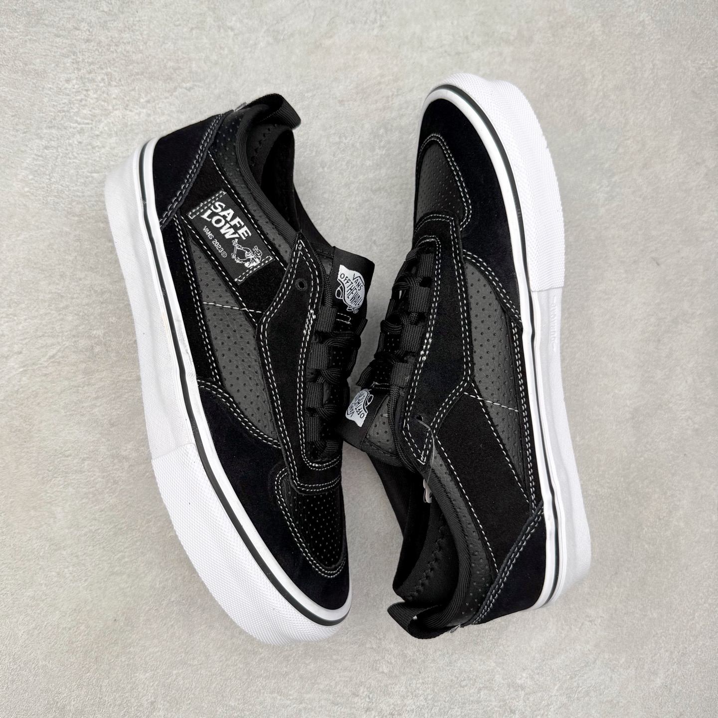 图片[3]-PALACE x Vans Half Cab 黑白 官方新款 舒适百搭轻便滑板鞋 货号：VN0007QXBA21 尺码：35 36 36.5 37 38 38.5 39 40 40.5 41 42 42.5 43 44 45-选品中心