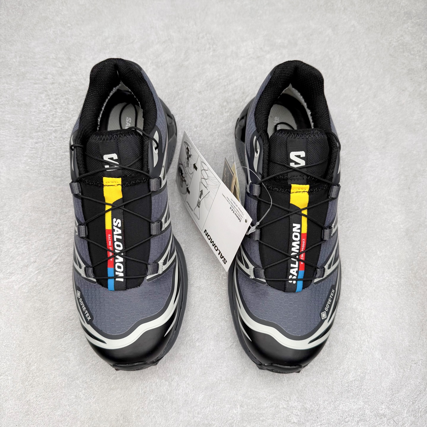 图片[2]-＃绿X/GX Salomon XT-6 萨洛蒙复古潮流户外机能登山跑鞋 纯原外贸平台特供订单 耗时半年巨作 全套原纸板楦头开发 原厂特供网布配套加持 确保原汁原味 完美呈现版型 原档数据独家私模五层组合大底 男女鞋同步官方开发至46.5 原装Ortholite轻量化鞋垫 中底布带钢印编号 原厂TPU锁扣 进口港宝加持 后跟自然饱满 还原公司包裹性 鞋面以“锯齿”状的包裹系统呈现 在基色底之下加入了各种色点缀 将公司的最新技术和时尚前卫的造型融入耐用的长跑款式中 鞋面由 TPU 薄膜制成 并焊接在高耐磨网眼上 使其既时尚又坚固 由 ACS底盘支撑 可增强稳定性和支撑力 以及由橡胶凸耳 Contragrip外底覆盖的 EVA 缓冲中底 旨在应对崎岖的地形 鞋舌上的彩色Salomon 标签、Quicklace 系统以及鞋头、鞋舌和鞋跟上的附加品牌使细节更加完美 让穿着者可以轻松驾驭户外与通勤下的任何运动生活场景 无缝鞋身户外随意纵横 颜值与脚感兼备 出街通勤 绝对非常吸睛 你值得拥有 尺码：36 36.5 37.5 38 38.5 39 40 40.5 41 42 42.5 43 44 44.5 45 46 46.5 注意：偏小1码-选品中心