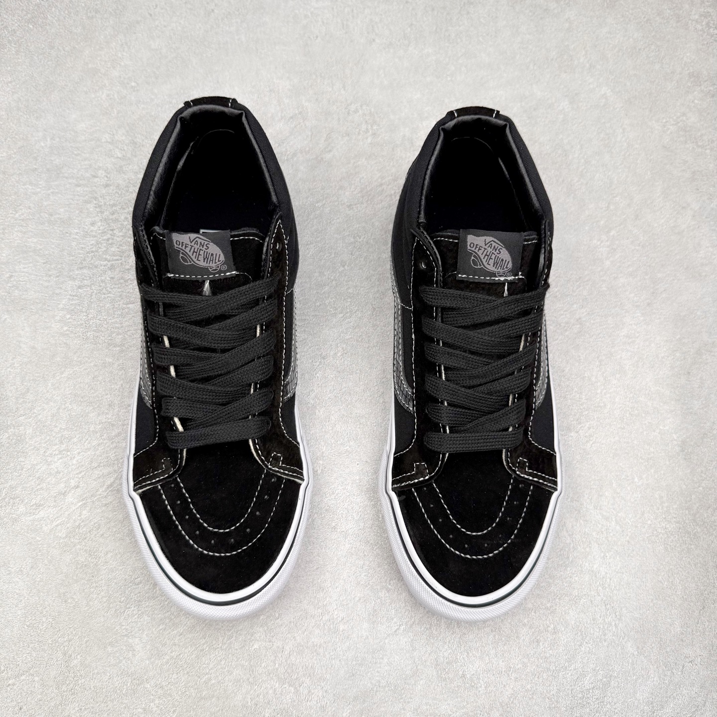 图片[2]-Vans Sk8-Mid Reissue SF 范斯官方 侧边蛇纹饰条帆布滑板鞋 尺码：35 36 36.5 37 38 38.5 39 40 40.5 41 42 42.5 43 44 工艺：硫化1：1（重量1：1、真标、原钢印、材质标、鞋型标、合格证）-选品中心
