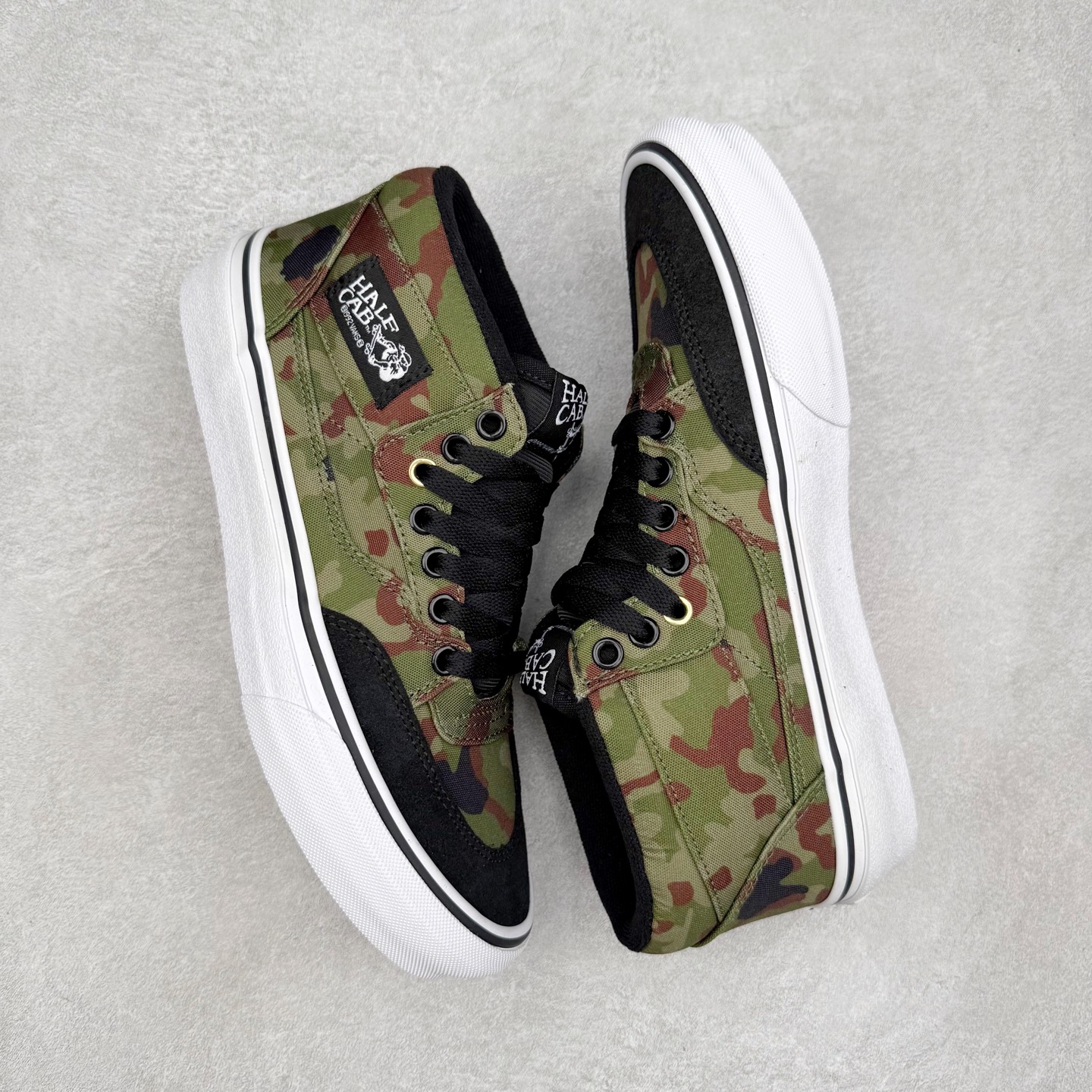 图片[3]-Vans Skate Half Cab 黑迷彩 美式复古休闲中帮休闲职业滑板鞋 货号： VN000DZ3BLK 尺码：36 36.5 37 38 38.5 39 40 40.5 41 42 42.5 43 44-选品中心