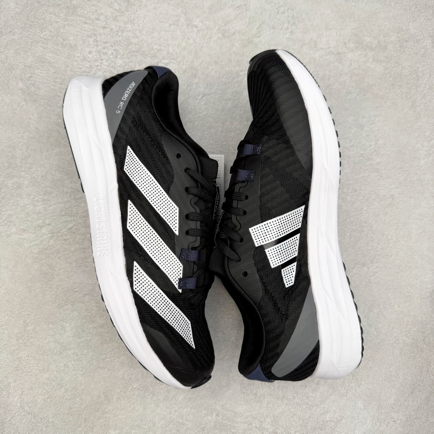 图片[3]-AD Adizero RC 5 舒适百搭织物减震耐磨轻便低帮训练跑步鞋 尺码：36 36.5 37.5 38 38.5 39 40 40.5 41 42 42.5 43 44 45-选品中心