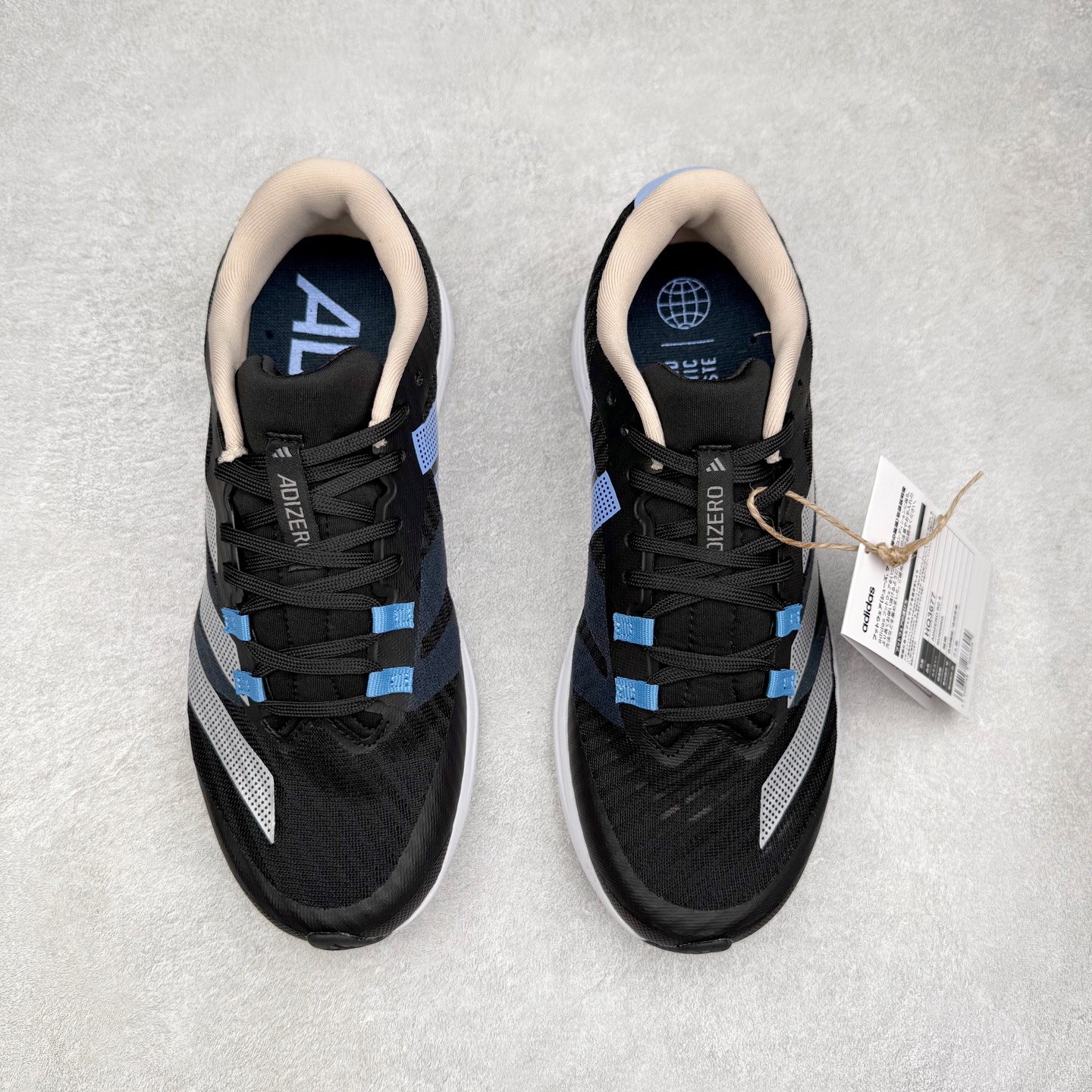 图片[2]-AD Adizero RC 5 舒适百搭织物减震耐磨轻便低帮训练跑步鞋 尺码：36 36.5 37.5 38 38.5 39 40 40.5 41 42 42.5 43 44 45-选品中心