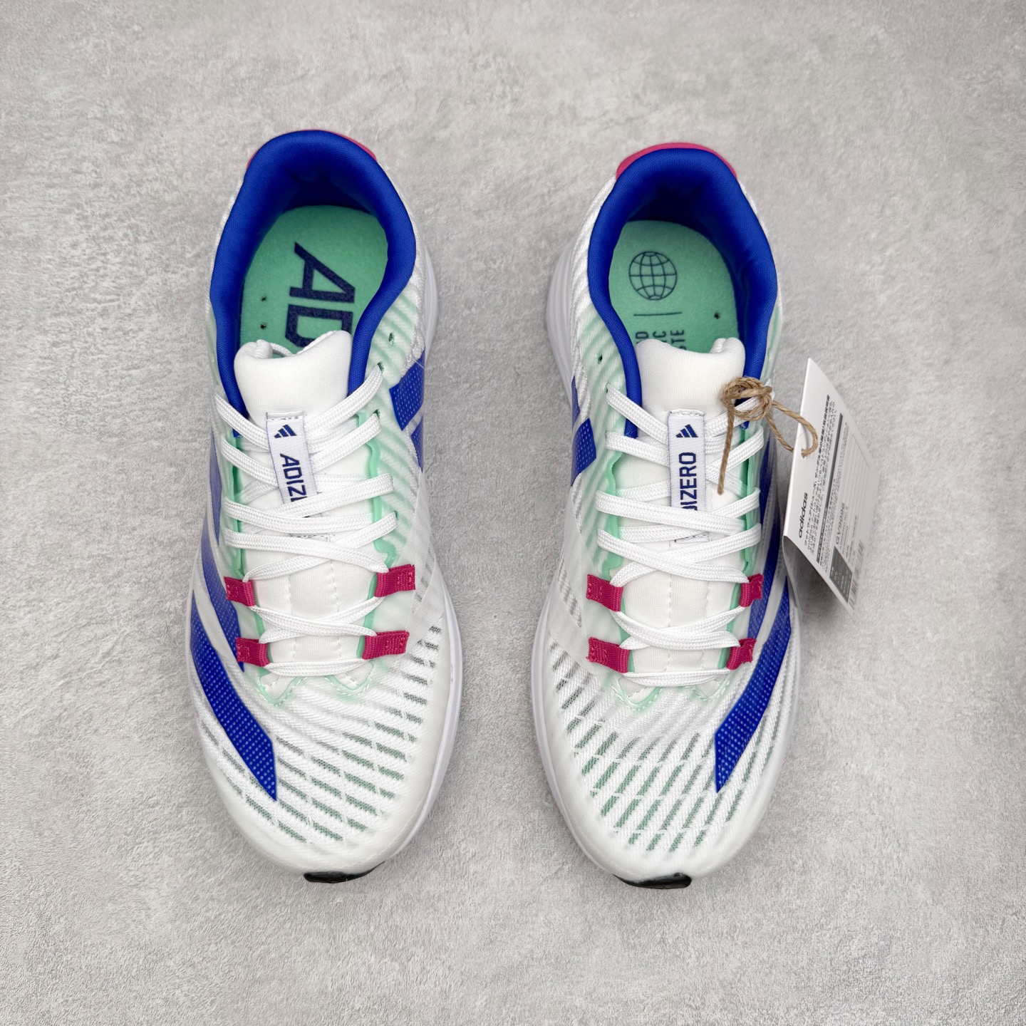 图片[2]-AD Adizero RC 5 舒适百搭织物减震耐磨轻便低帮训练跑步鞋 尺码：36 36.5 37.5 38 38.5 39 40 40.5 41 42 42.5 43 44 45-选品中心