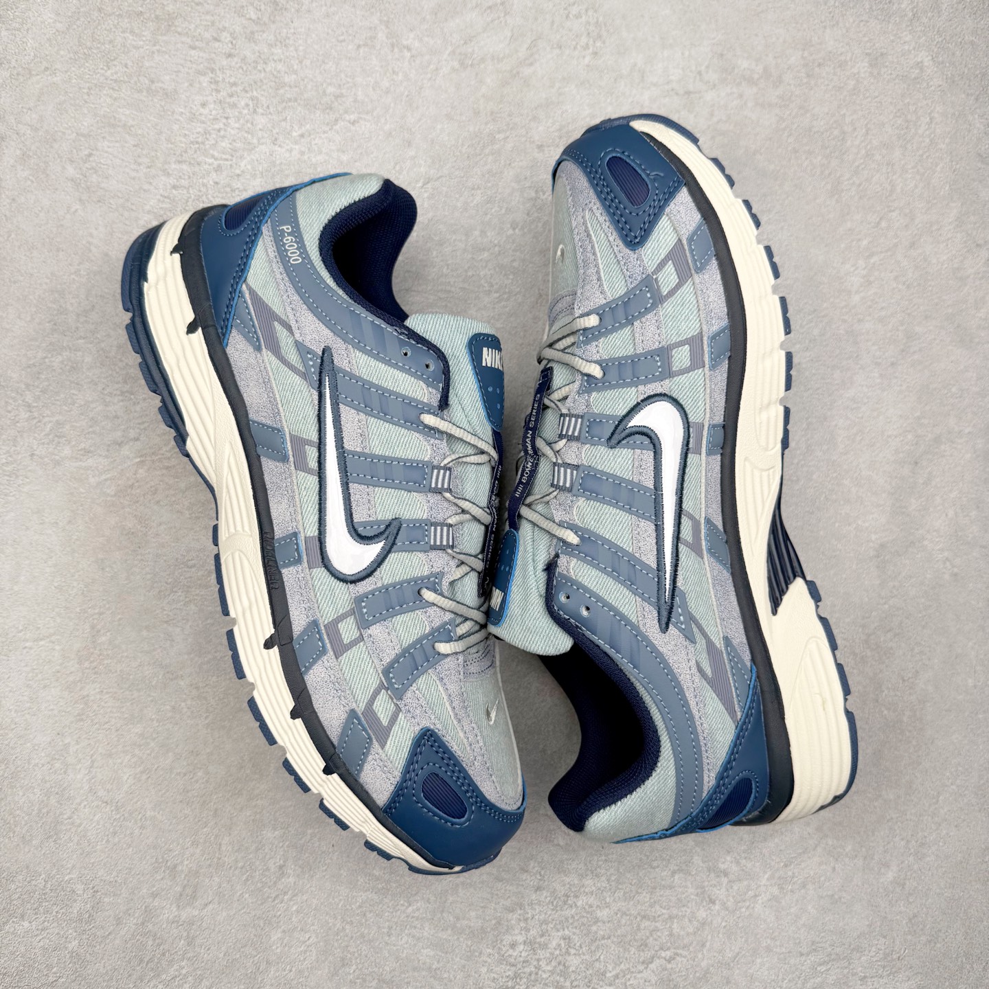 图片[3]-NK P-6000 系列低帮复古老爹风休闲运动舒适慢跑鞋 IH3646-499 融合 Pegasus 过往运动鞋设计 助力 21 世纪早期跑步运动跃升时尚新高度 采用透气网眼布、运动风格线条和耐穿覆面 兼具吸睛外观和舒适感受 中底泡绵以田径赛道为灵感 打造厚实设计 缔造出众缓震性能 尺码：36 36.5 37.5 38 38.5 39 40 40.5 41 42 42.5 43 44 44.5 45-选品中心