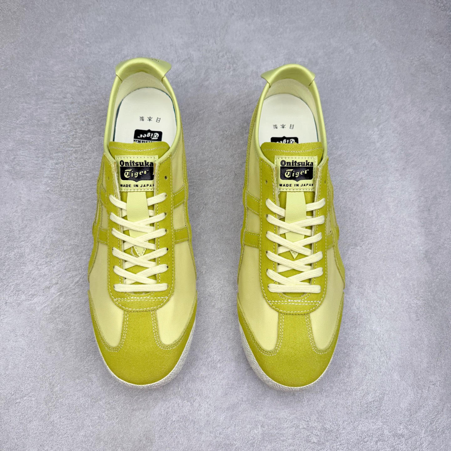 图片[2]-＃C版 Asics Onitsuka Tiger MEXICO 66 亚瑟士鬼冢虎复古经典板鞋 市场王者选手 海外订单工厂出品 长期生产补货永不断码 超成熟稳定的做工品控 原装全套纸板楦头开发 原汁原味 完美呈现版型 私模正确鞋底咬花纹路 一比一鞋头弧度高度鞋身弧度 绝不口嗨 细节品控鞋型随意秒杀市面 原档咬花纹路私模大底 一个单元有六个三角形 总体形拼接呈现花瓣状 官方四联吊牌 原装Ortholite轻量化鞋垫 原盒原配 质保卡 说明书 钢印防尘纸 纸板中底带钢印 乳胶组合鞋垫 支持全方位的对比专柜 产品从款式颜色造型上体现出追求舒适和细节的完美 鞋类更是推崇手工制作的严谨与完美 融舒适性与可穿性的设计风格 注重细节的完美和别致魅力 既保持稳重 又不失轻松的时尚感 尺码：36 37 37.5 38 39 39.5 40 40.5 41.5 42 42.5 43.5 44 45-选品中心