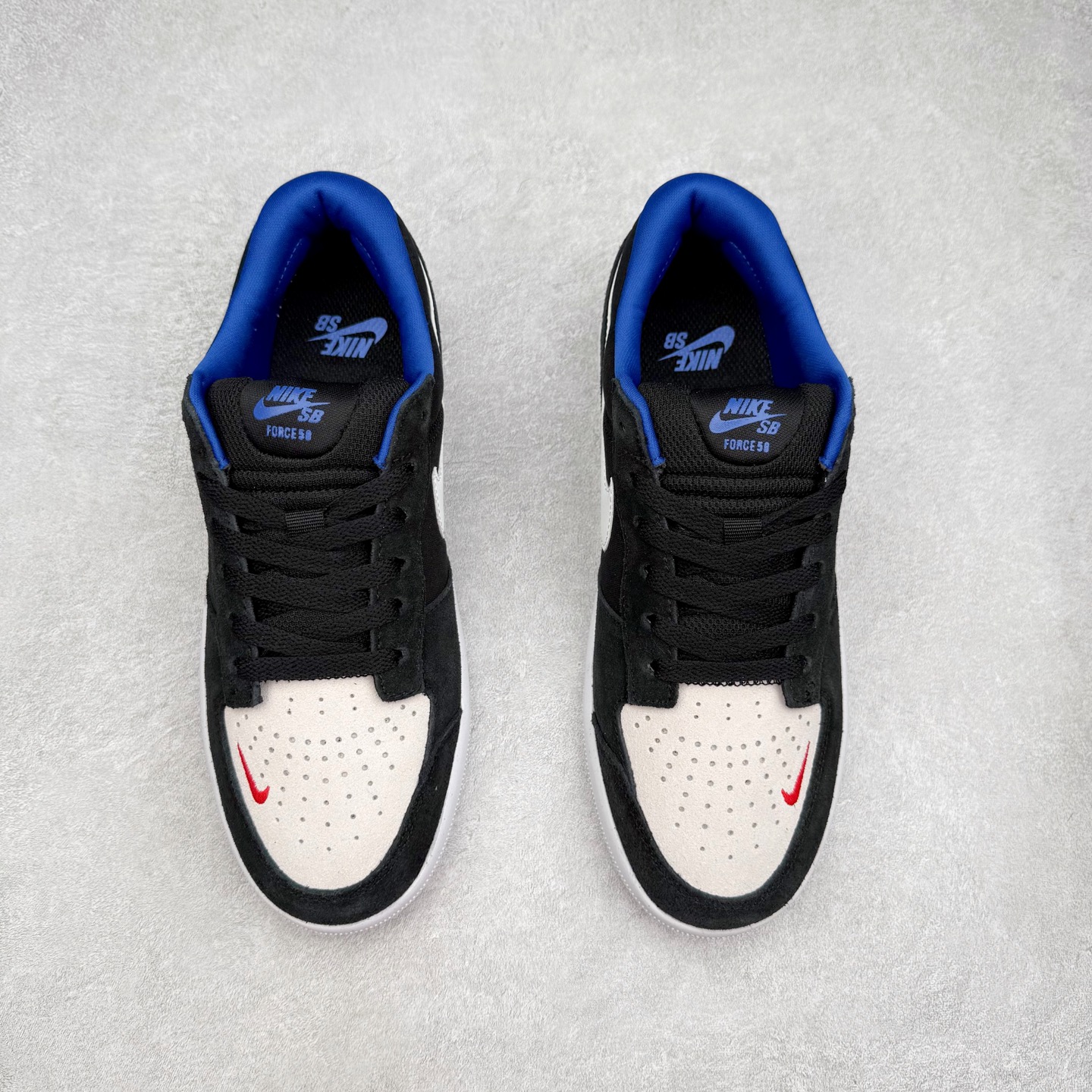 图片[2]-NK SB Force 58 空军58系列低帮休闲运动滑板板鞋 CZ2959-002 鞋面由帆布和麂皮拼接 层次感丰富 搭配硫化外底 耐磨耐穿 鞋舌及中底后跟处饰有SB Logo 表明鞋款身份 采用包边设计 经久耐穿 硫化结构则有效提升灵活性 穿上这款全新推出的创意力作 助你耀动街头 尺码：36 36.5 37.5 38 38.5 39 40 40.5 41 42 42.5 43 44 45-选品中心