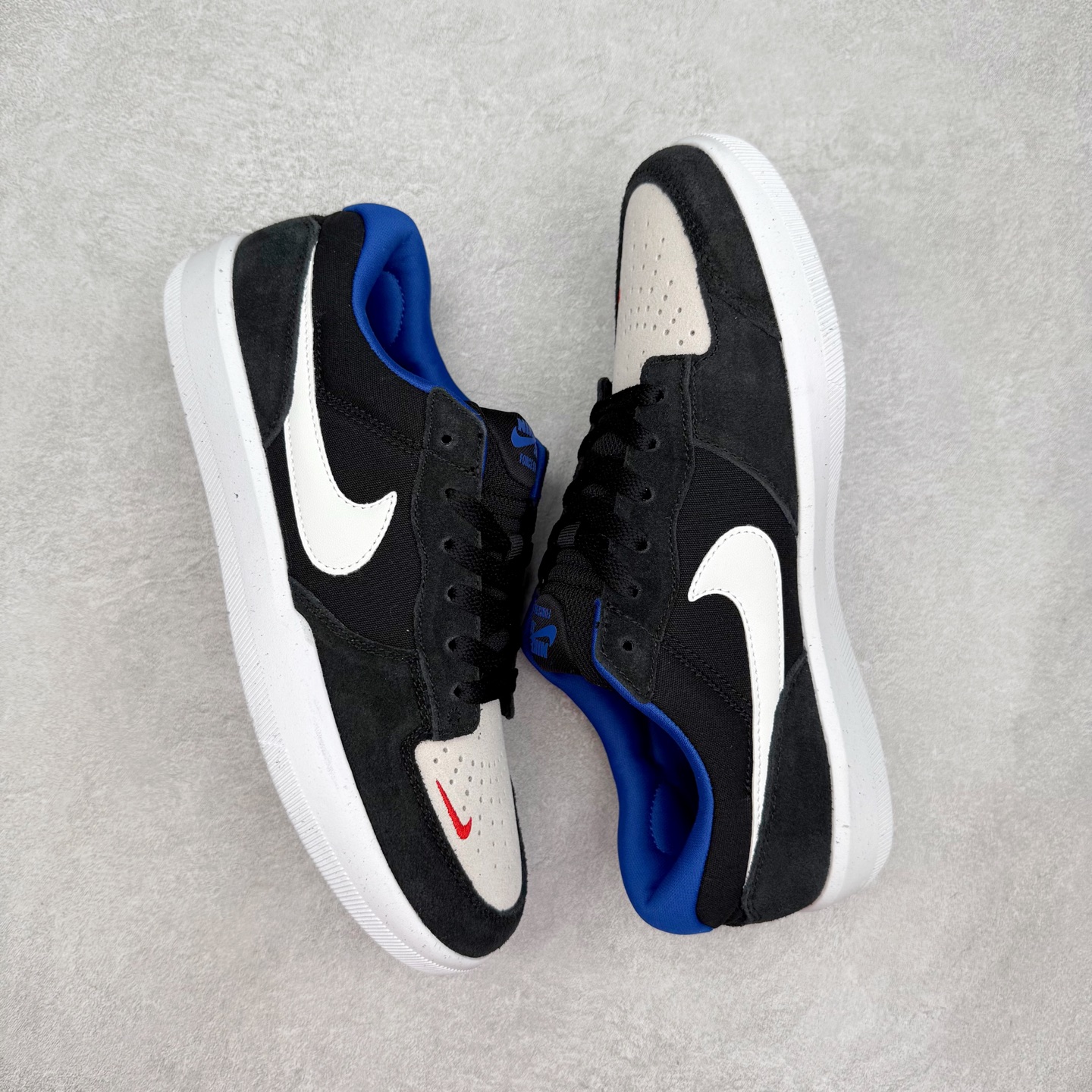 图片[3]-NK SB Force 58 空军58系列低帮休闲运动滑板板鞋 CZ2959-002 鞋面由帆布和麂皮拼接 层次感丰富 搭配硫化外底 耐磨耐穿 鞋舌及中底后跟处饰有SB Logo 表明鞋款身份 采用包边设计 经久耐穿 硫化结构则有效提升灵活性 穿上这款全新推出的创意力作 助你耀动街头 尺码：36 36.5 37.5 38 38.5 39 40 40.5 41 42 42.5 43 44 45-选品中心