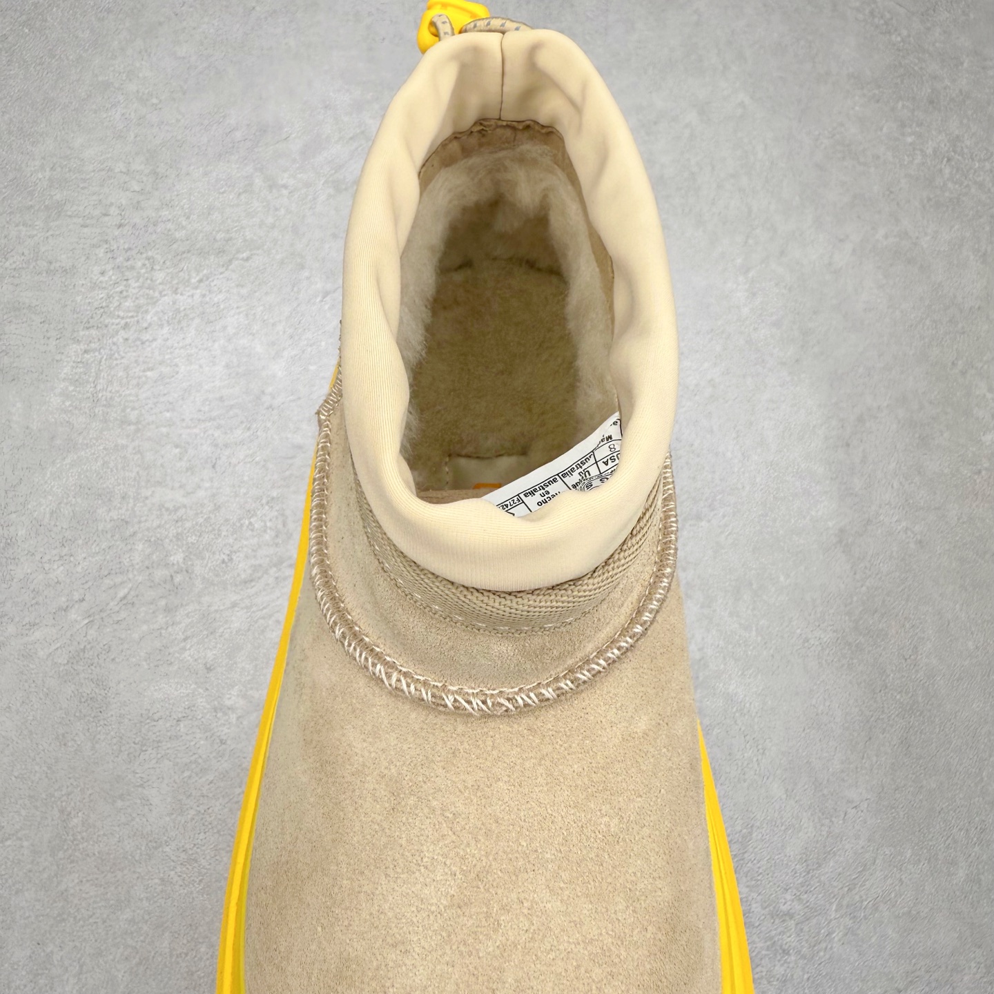 图片[5]-UGG 4196 M Tasman Weather Hybrid 塔斯曼混合系列中帮厚底轻量休闲运动鞋 UGG 2024秋冬新品 机能撞色王一博代言热门大爆款！包头套脚低帮 进口隆丰一级羊皮毛一体 代购专供品质 高弹Modern中底 外置防滑大底 套脚抽绳设计 穿脱十分方便 采用TPU模压定型翻毛皮鞋面材质#选用17毫米UGGPURE™ 植入式羊毛里衬与可拆卸的UGGPURE™ 植入式羊毛鞋垫#包头式EVA轻翼科技外底防滑,耐磨性和良好的弹性❗ 尺码：36/45-选品中心