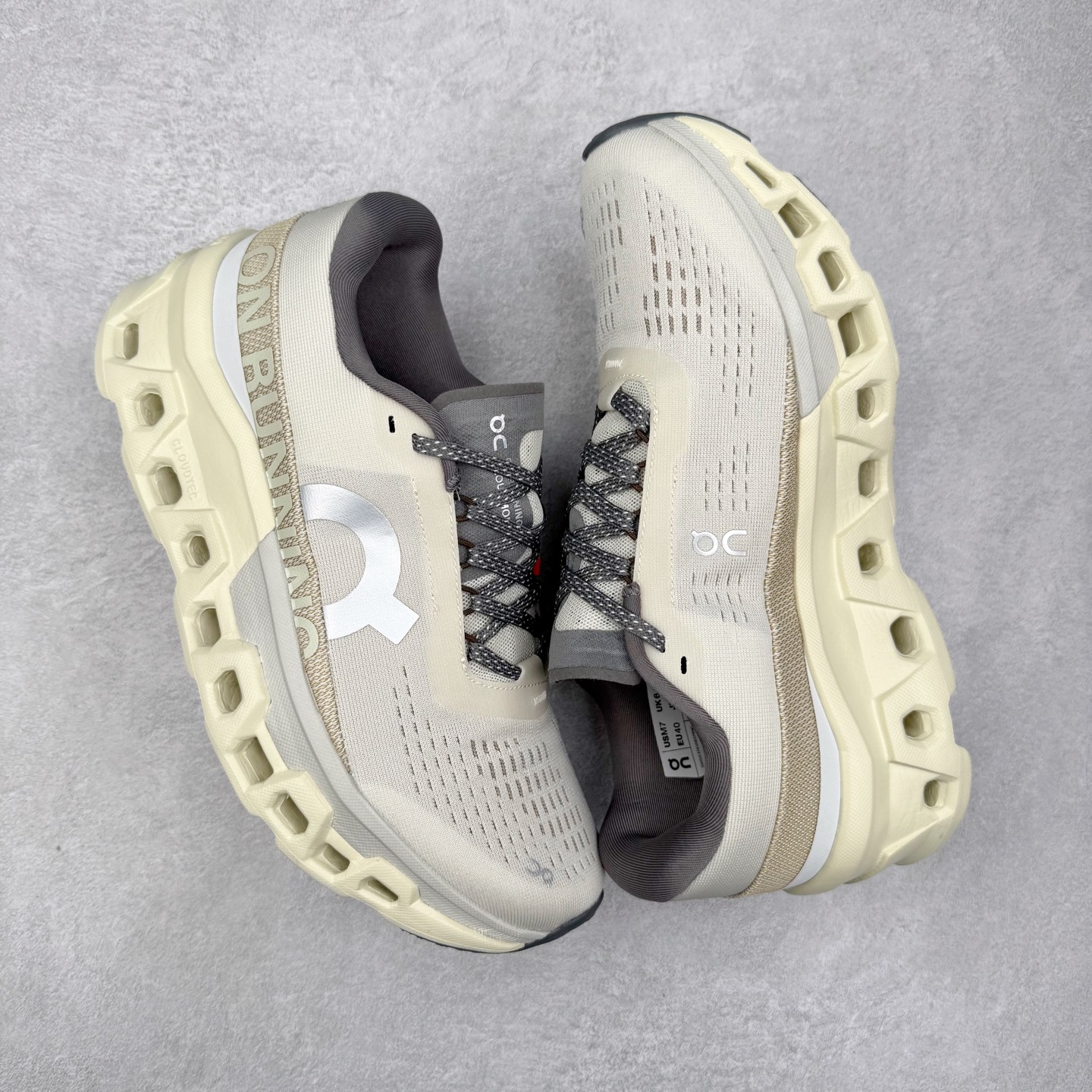 图片[3]-＃DT On昂跑 Cloudmonster 2 舒适百搭低帮训练跑步鞋 此运动品牌 开创于2010年 缓震着陆、强效回弹、轻柔质感的设计构思始终是ON研制关键 与此同时基于“为全球提供革新性的跑步感受”信念 陆续推出了多款跑鞋及其以专业运动人体跑步工程学为设计关键的功能性跑步服饰设备 让跑者不费力气地畅快畅跑 尺码：36 36.5 37.5 38 38.5 39 40 40.5 41 42 42.5 43 44 44.5 45-选品中心