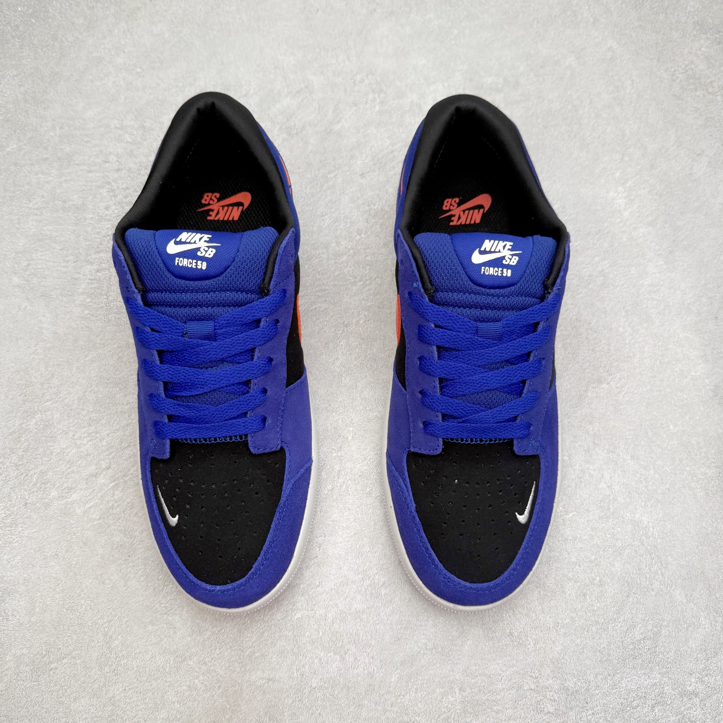 图片[2]-NK SB Force 58 空军58系列低帮休闲运动滑板板鞋 CZ2959-404 鞋面由帆布和麂皮拼接 层次感丰富 搭配硫化外底 耐磨耐穿 鞋舌及中底后跟处饰有SB Logo 表明鞋款身份 采用包边设计 经久耐穿 硫化结构则有效提升灵活性 穿上这款全新推出的创意力作 助你耀动街头 尺码：36 36.5 37.5 38 38.5 39 40 40.5 41 42 42.5 43 44 45-选品中心