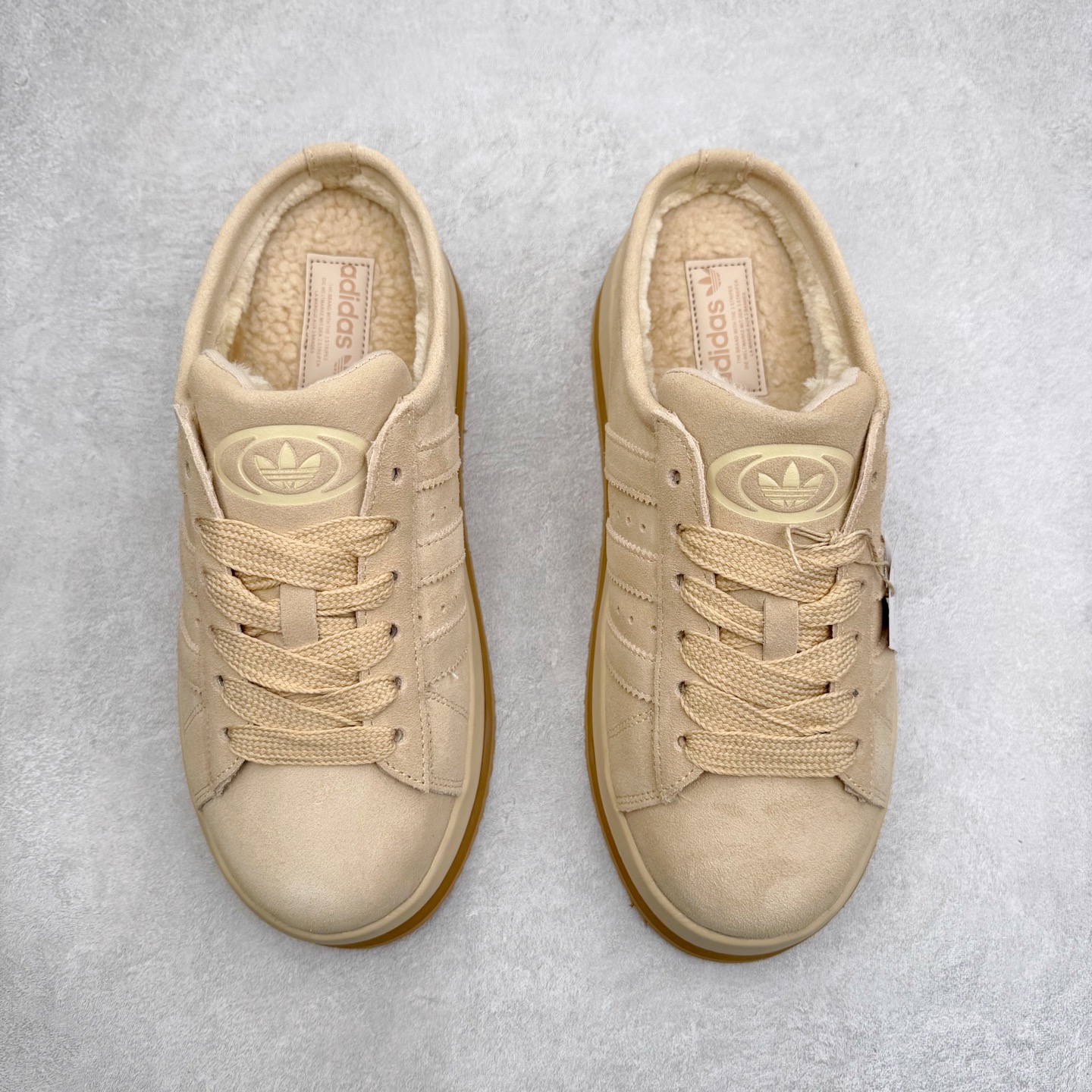 图片[2]-AD Originals CAMPUS 00S 面包鞋经典复古舒适包头拖鞋 实拍调校N版已经零色差零失真 百分百还原实物色彩所见即所得 不存在货不对板色差等低级问题 选购参考实物拍摄 不混卖不参货 只用心做好货严格选品 承诺混一赔十 尺码：36 36.5 37.5 38 38.5 39 40 40.5 41 42 42.5 43 44 44.5 45-选品中心