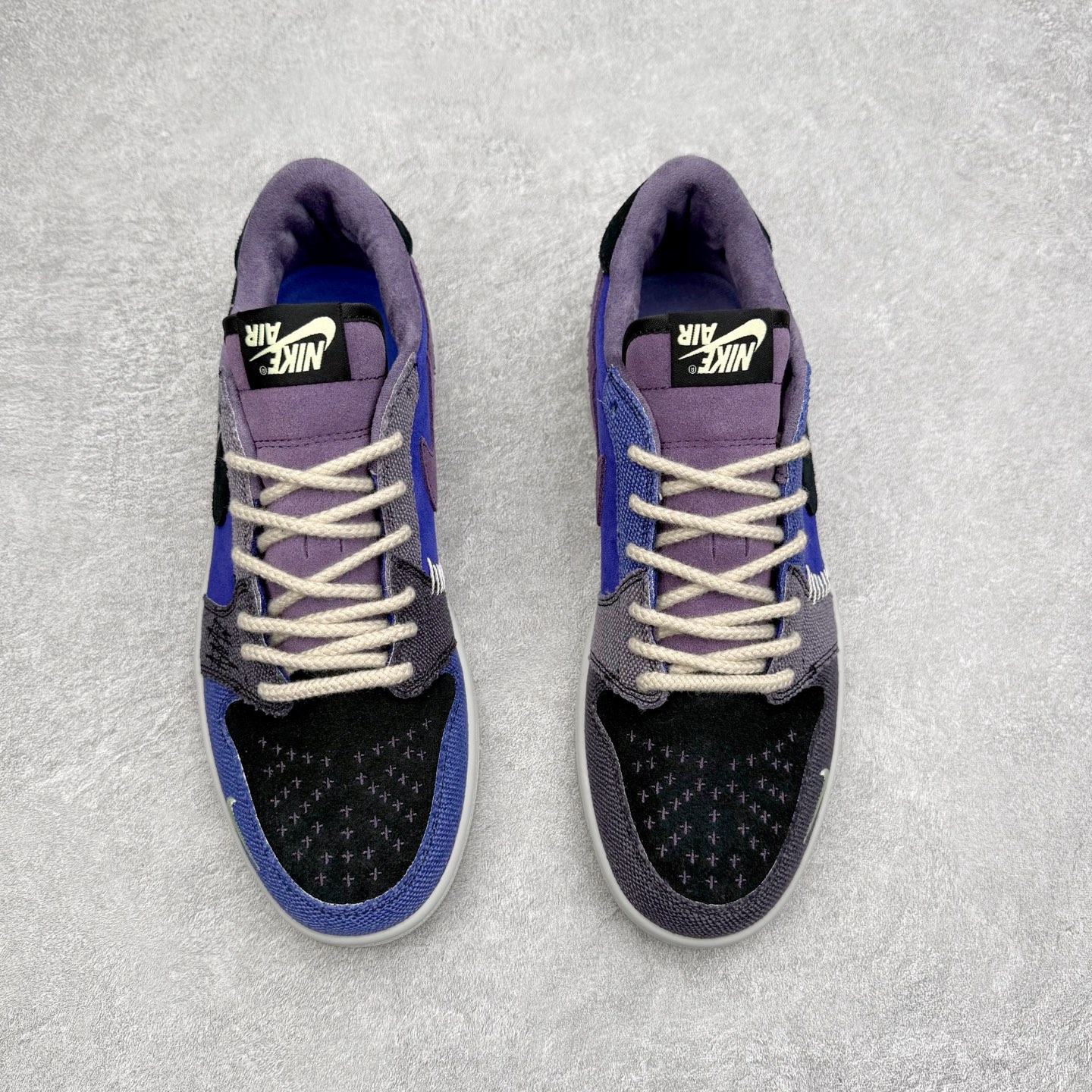 图片[2]-＃K版 Air Jordan AJ1 Low 低帮 IH2309-500 全新流水线出品 DT版本唯一平替选择 市场第二梯队最强版 全部原鞋开发 原楦原纸板开发 全鞋电脑针车 原厂内置全掌气垫 原盒内在原标 唯一Zp原版鞋带绑法 免检产品 全新2022版型 全头层皮料 完美零毛边处理 原厂配置全掌气垫 价格定位良心 几十个配色陆续出货 实拍调校N版已经零色差零失真 百分百还原实物色彩所见即所得 不存在货不对板色差等低级问题 选购参考实物拍摄 不混卖不参货 只用心做好货严格选品 承诺混一赔十 尺码：36 36.5 37.5 38 38.5 39 40 40.5 41 42 42.5 43 44 44.5 45-选品中心