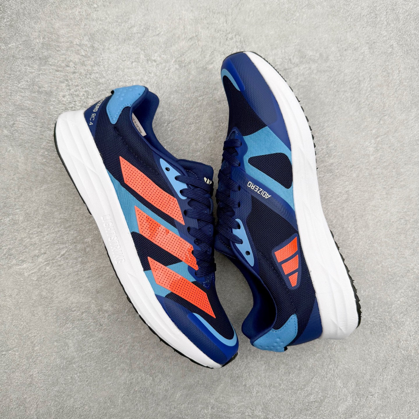 图片[3]-AD Adizero RC 4 舒适百搭织物减震耐磨轻便低帮训练跑步鞋 尺码：36 36.5 37.5 38 38.5 39 40 40.5 41 42 42.5 43 44 45-选品中心