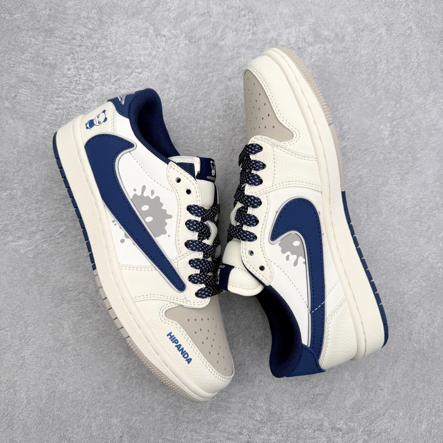 图片[3]-TS x Air Jordan AJ1 Low 倒钩低帮联名定制配色 XD0798-310 原厂内置气垫魔块 A模大底 头层小牛皮 鞋舌AJ原厂专用牛津布+AJ专用反口珍珠布+原厂无杂质高弹内里海棉+特殊封边弹力鞋带 实拍调校N版已经零色差零失真 百分百还原实物色彩所见即所得 不存在货不对板色差等低级问题 选购参考实物拍摄 不混卖不参货 只用心做好货严格选品 承诺混一赔十 尺码：36 36.5 37.5 38 38.5 39 40 40.5 41 42 42.5 43 44 44.5 45-选品中心