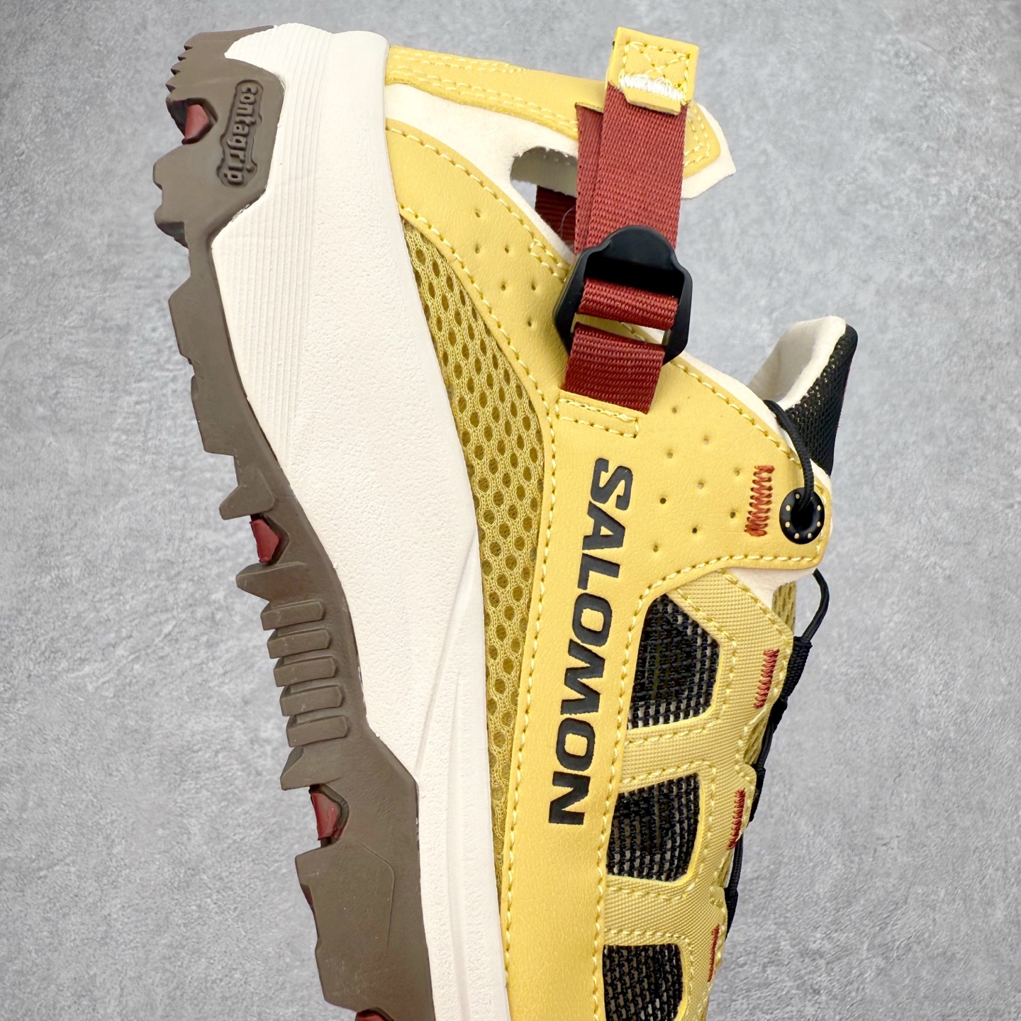 图片[6]-SALOMON萨洛蒙 Techamphibian 5 圆头舒适 透气速干抓地溯溪鞋 男女同款 SALOMON诞生于1947年的法国阿尔卑斯山区，全球知名的户外运动品牌。一直致力于推动滑雪、越野跑等山地运动的发展及产品的进步。其产品设计致力于追求创新和发掘产品的性能极限，帮助喜欢自由的人在山地间不断挑战自我。实拍调校N版已经零色差零失真 百分百还原实物色彩所见即所得 不存在货不对板色差等低级问题 选购参考实物拍摄 不混卖不参货 只用心做好货严格选品 承诺混一赔十 尺码：36 36.5 37.5 38 38.5 39 40 40.5 41 42 42.5 43 44 44.5 45-选品中心