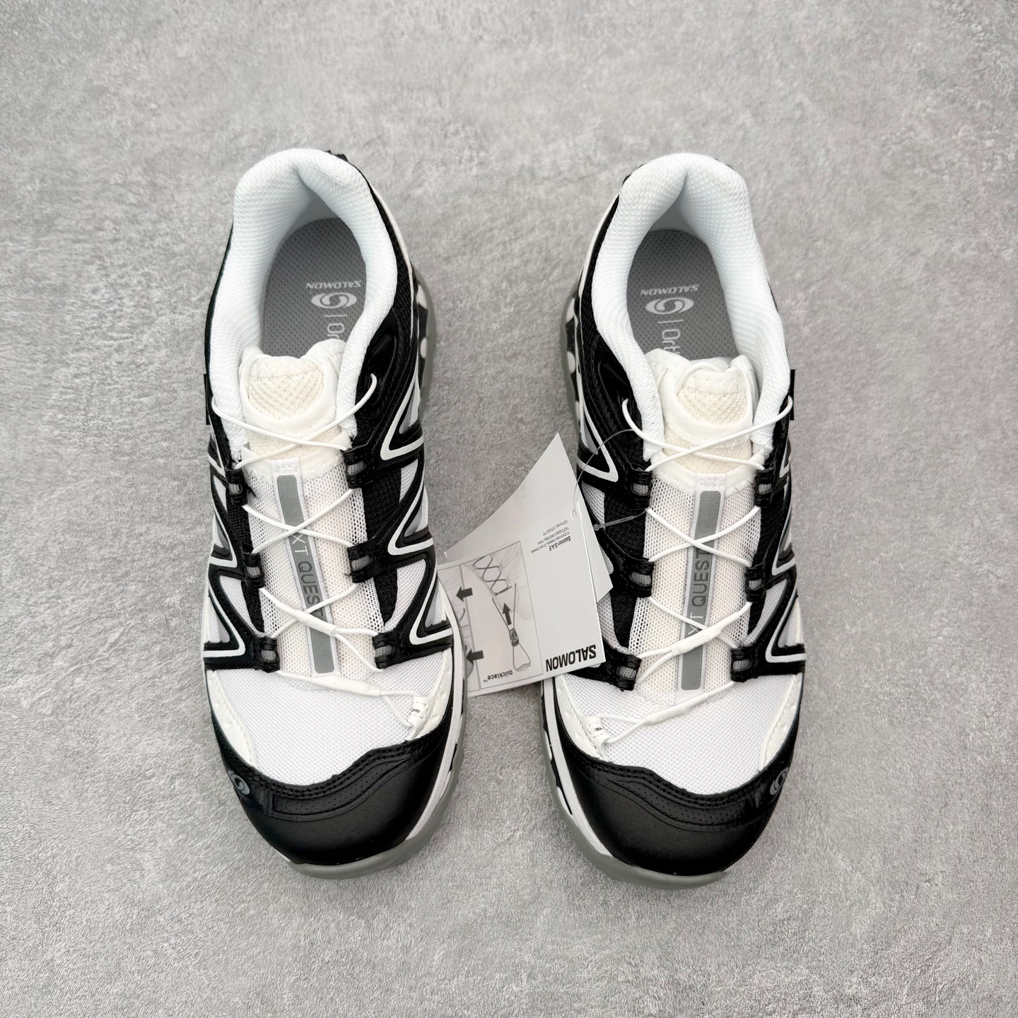 图片[2]-＃PK4.0 Salomon XT-QUEST ADV 萨洛蒙潮流越野机能户外功能鞋 基于市场现有版本全新升级调整改良 现阶段市场最强产物 全新主色陆续出货 大底描漆工整零瑕疵 鞋头定型弧度完美 纯原外贸平台特供订单 耗时半年巨作 全套原纸板楦头开发 原厂特供网布配套加持 确保原汁原味 完美呈现版型 原档数据独家私模五层组合大底 男女鞋同步官方开发至46.5 原装Ortholite轻量化鞋垫 中底布带钢印编号 原厂TPU锁扣 进口港宝加持 后跟自然饱满 还原公司包裹性 基于 SALOMON 初代 XT 鞋身造型并搭载 4D ADVANCED CHASSIS™ 大底打造而成 为这款 XT-QUEST 带来了多项足部控制与保护等功能性 如在运动过程中控制左右晃动的过程而提高稳定性、改善长途越野过程中足中到足尖的过渡、提高感知岩石的精确度以抵抗尖锐物体对脚底的伤害以及采用动态缓冲来增强穿着舒适感 从而减轻疲劳感 使XT-QUEST 成为一双舒适且安全的户外之履 尺码：36 36.5 37.5 38 38.5 39 40 40.5 41 42 42.5 43 44 44.5 45-选品中心