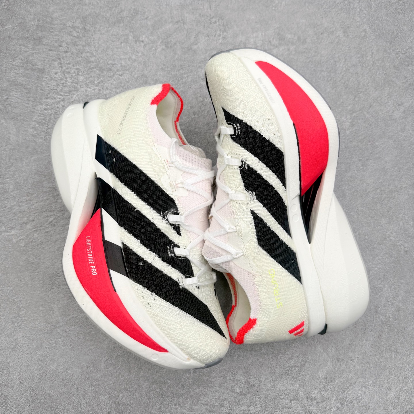 图片[3]-AD Adizero Prime X 3.0 舒适防滑耐磨 低帮 休闲长跑短跑跑步鞋 男女同款 实拍调校N版已经零色差零失真 百分百还原实物色彩所见即所得 不存在货不对板色差等低级问题 选购参考实物拍摄 不混卖不参货 只用心做好货严格选品 承诺混一赔十 尺码：36 36.5 37.5 38 38.5 39 40 40.5 41 42 42.5 43 44 44.5 45-选品中心