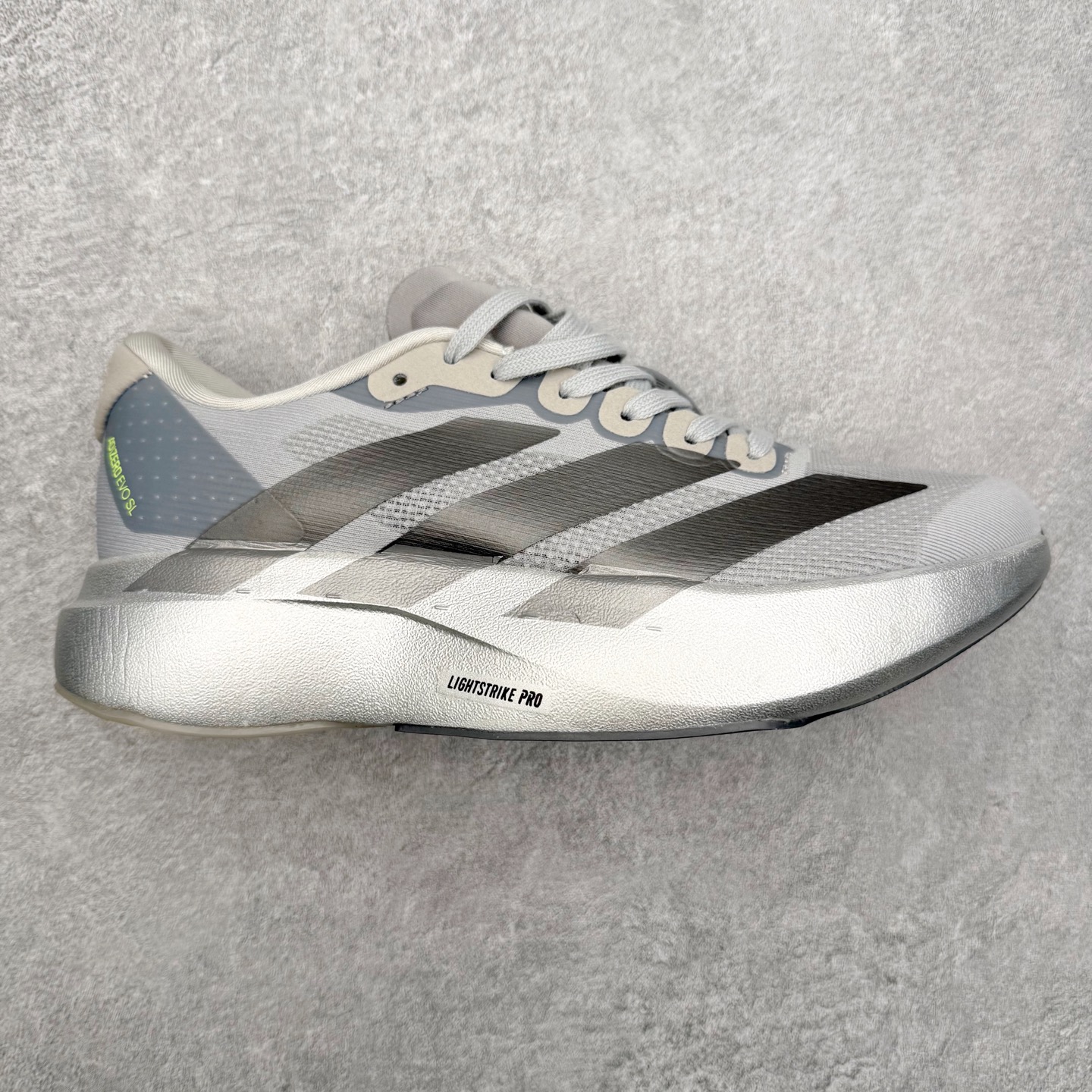 图片[6]-＃福利特价 AD Adizero EVO SL 马拉松竞速专业跑鞋 CELERMESH针织网面非常轻薄 纤维间的缝隙很大 可以保证跑步时的透气、排汗效果 鞋舌直接与两侧的内衬和鞋底连接在一起 在跑步过程中不会被鞋舌的左右移动所困扰 在标准鞋带孔的基础上再拓宽一组鞋带孔 适合不同脚型的需求 突破性 EnergyRods 技术，有助于跑者实现更好的成绩 中底独特的LIGHTSTRIKE PRO泡棉材质 微弹感觉在跑步过程中给予了良好的支撑体验 对于顶级精英和高水平进阶跑者来说 ADIOS PRO是一双值得信赖的竞速比赛用鞋 尺码：36 36.5 37.5 38 38.5 39 40 40.5 41 42 42.5 43 44 44.5 45-选品中心