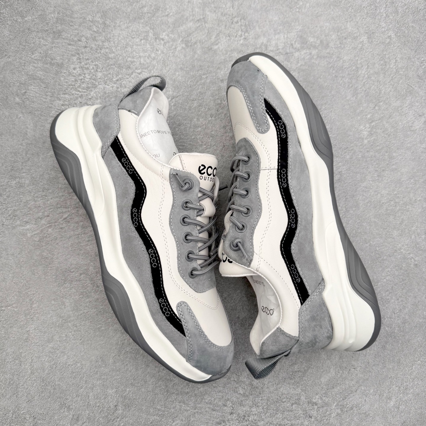 图片[3]-ECCO爱步男鞋 百搭休闲老爹鞋 柔酷8号系列运动鞋 经典和现代工艺品质融合 精选小牛皮面料 舒适柔软细腻 版型楦型上脚非常到位 四季热销款 独有鞋型设计 特有LOGO鞋边走字 新颖时尚有型 北欧风格 舒适休闲 超弹性 耐磨减震 PU+TPU按摩大底 经典潮流 随意搭配！舒适度极高 匠心工艺！尺码：38 39 40 41 42 43 44 （皮鞋码）-选品中心