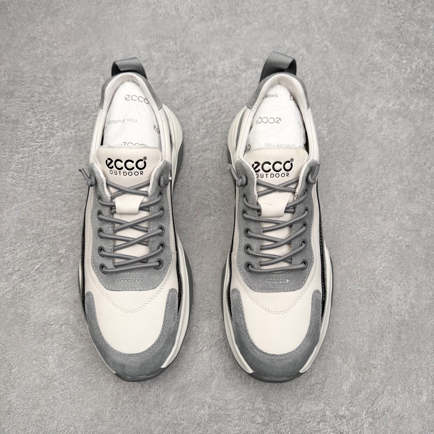图片[2]-ECCO爱步男鞋 百搭休闲老爹鞋 柔酷8号系列运动鞋 经典和现代工艺品质融合 精选小牛皮面料 舒适柔软细腻 版型楦型上脚非常到位 四季热销款 独有鞋型设计 特有LOGO鞋边走字 新颖时尚有型 北欧风格 舒适休闲 超弹性 耐磨减震 PU+TPU按摩大底 经典潮流 随意搭配！舒适度极高 匠心工艺！尺码：38 39 40 41 42 43 44 （皮鞋码）-选品中心