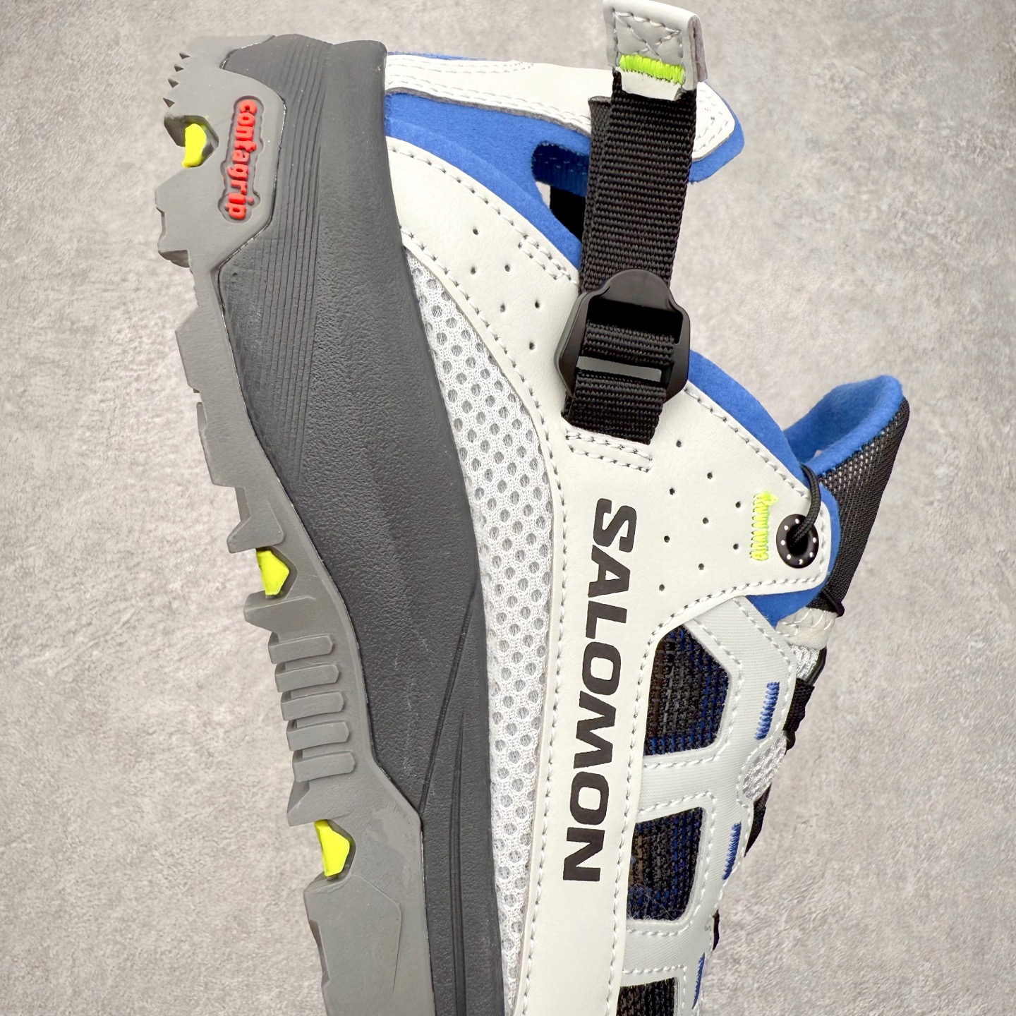 图片[6]-SALOMON萨洛蒙 Techamphibian 5 圆头舒适 透气速干抓地溯溪鞋 男女同款 SALOMON诞生于1947年的法国阿尔卑斯山区，全球知名的户外运动品牌。一直致力于推动滑雪、越野跑等山地运动的发展及产品的进步。其产品设计致力于追求创新和发掘产品的性能极限，帮助喜欢自由的人在山地间不断挑战自我。实拍调校N版已经零色差零失真 百分百还原实物色彩所见即所得 不存在货不对板色差等低级问题 选购参考实物拍摄 不混卖不参货 只用心做好货严格选品 承诺混一赔十 尺码：36 36.5 37.5 38 38.5 39 40 40.5 41 42 42.5 43 44 44.5 45-选品中心