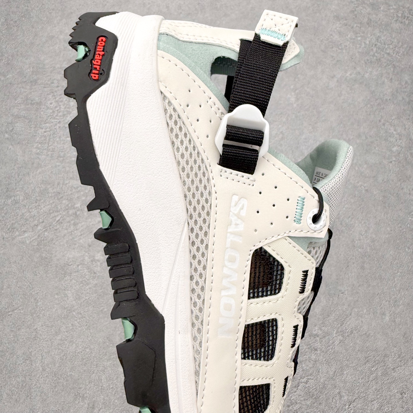 图片[6]-SALOMON萨洛蒙 Techamphibian 5 圆头舒适 透气速干抓地溯溪鞋 男女同款 SALOMON诞生于1947年的法国阿尔卑斯山区，全球知名的户外运动品牌。一直致力于推动滑雪、越野跑等山地运动的发展及产品的进步。其产品设计致力于追求创新和发掘产品的性能极限，帮助喜欢自由的人在山地间不断挑战自我。实拍调校N版已经零色差零失真 百分百还原实物色彩所见即所得 不存在货不对板色差等低级问题 选购参考实物拍摄 不混卖不参货 只用心做好货严格选品 承诺混一赔十 尺码：36 36.5 37.5 38 38.5 39 40 40.5 41 42 42.5 43 44 44.5 45-选品中心