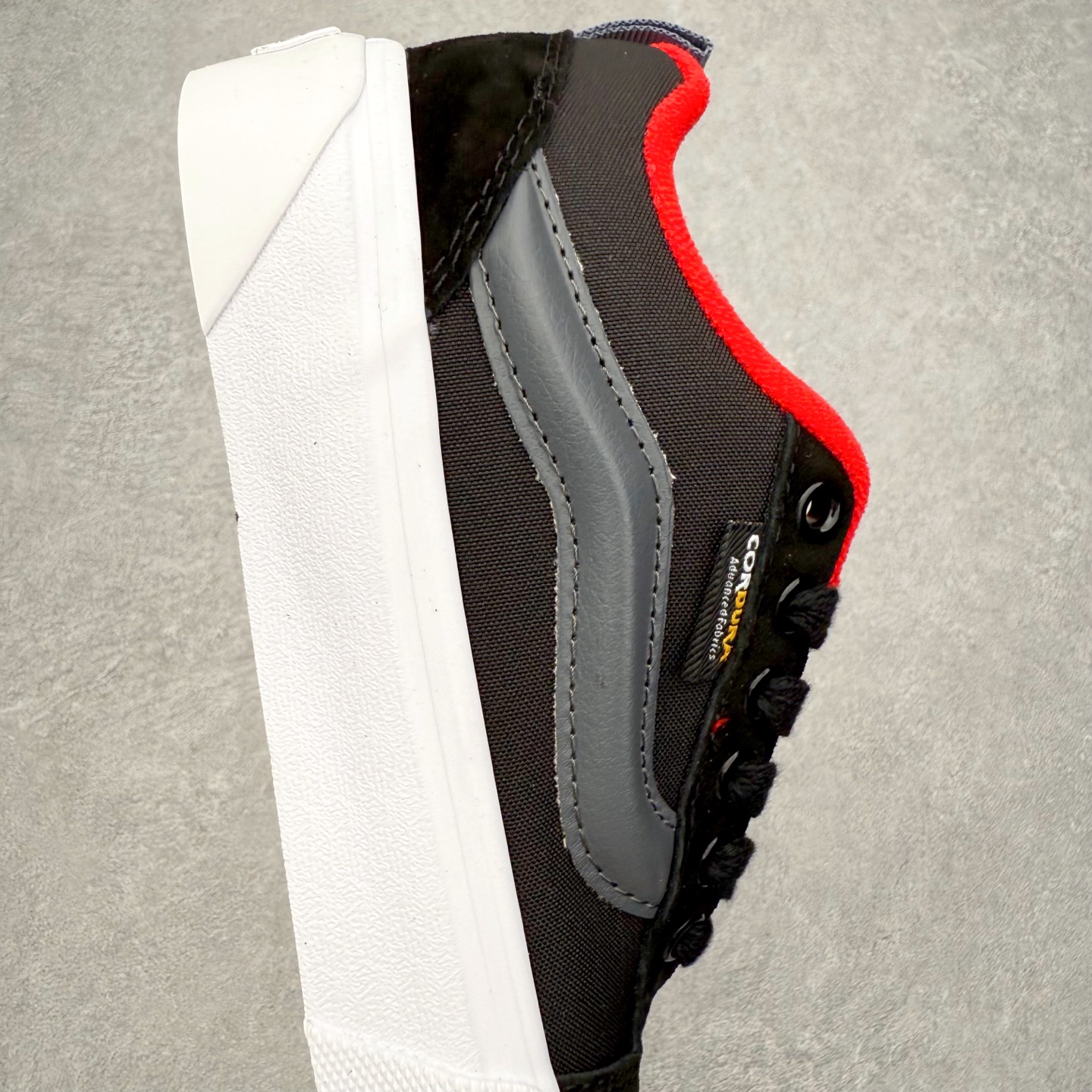 图片[6]-Vans Knu Skool Cordura 黑红 官方新款 复古休闲胖胖面包鞋 肥胖版大LOGO原版全皮猪八面料 货号：VN000D22DE2 尺码：35 36 36.5 37 38 38.5 39 40 40.5 41 42 42.5 43 44 工艺：硫化1：1（重量1：1、真标、原钢印、材质标、鞋型标、合格证）-选品中心