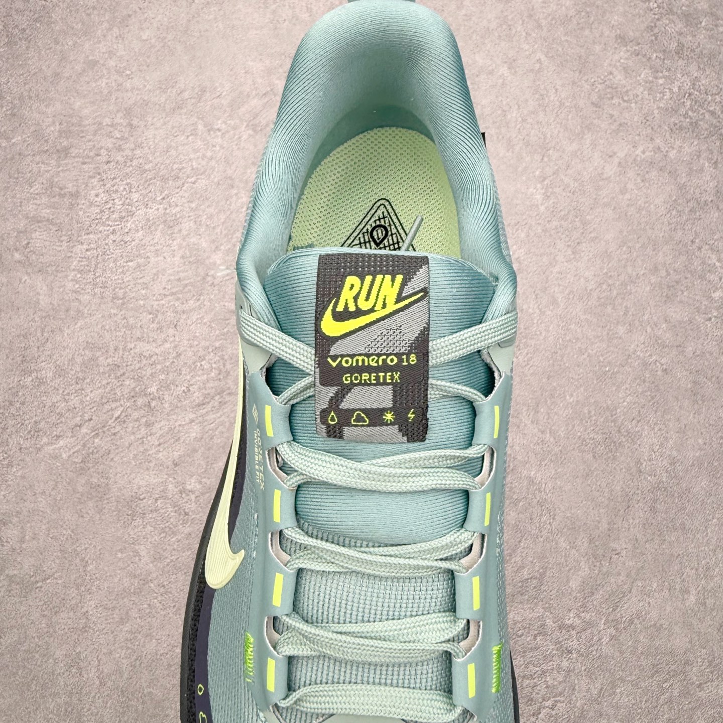图片[5]-NK Vomero 18 GTX 时尚舒适 网布防滑耐磨 低帮跑步鞋 实拍调校N版已经零色差零失真 百分百还原实物色彩所见即所得 不存在货不对板色差等低级问题 选购参考实物拍摄 不混卖不参货 只用心做好货严格选品 承诺混一赔十 尺码：36 36.5 37.5 38 38.5 39 40 40.5 41 42 42.5 43 44 44.5 45-选品中心