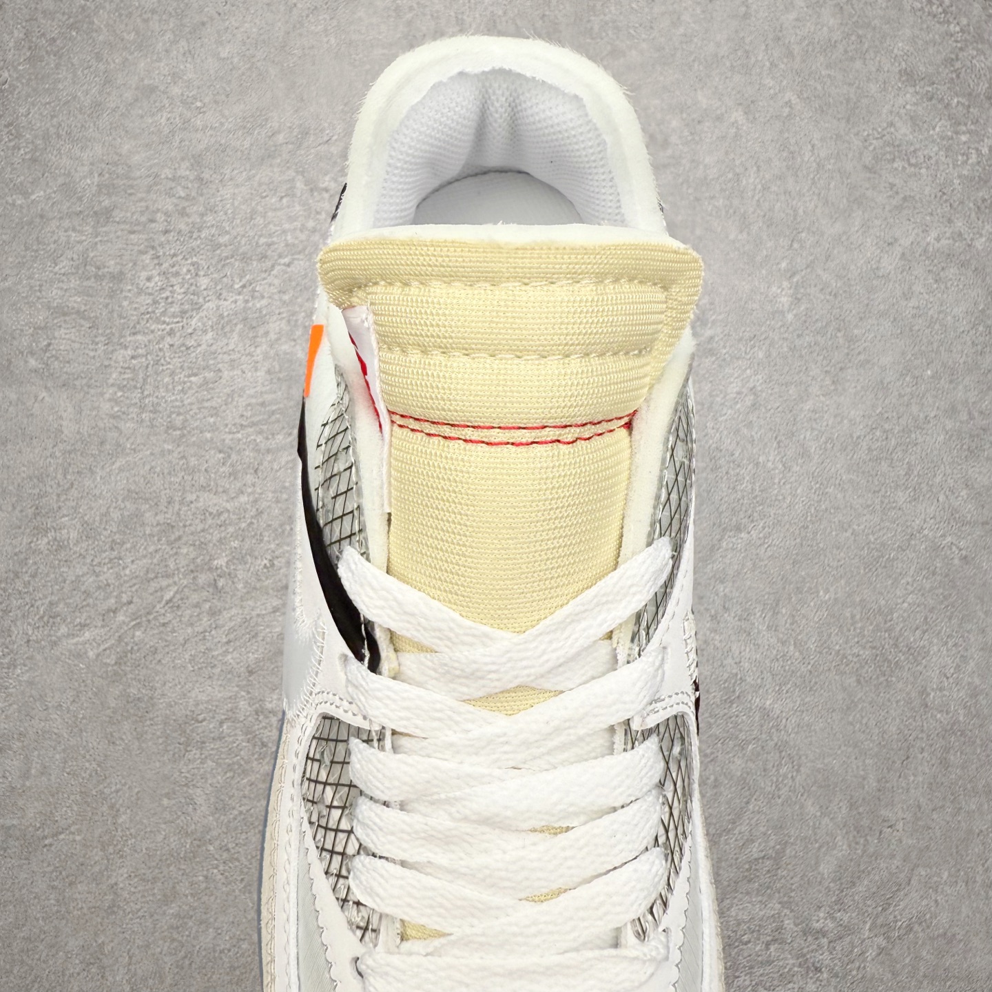 图片[5]-＃MX OFF-WHITE x NK Air MAX 90 The Ten OW 联名白色 AA7293-100 全套原纸板楦头开发 最原汁原味的灵魂版型 重金购入原鞋不断校对 采用公司原材料网纱以及原厂模具数据档案开发制造 100%纯正鞋型 公司正确鞋面纹路 使用原气垫底面组装 原厂鞋舌厚度海绵 多道万能车电脑针车工艺 锁边效果媲美原鞋 独立大底组合模具 由六个分离部分拼接 原厂高频侧边字体模油墨印刷 字体全部对应 原厂高弹材质鞋垫 回弹性跟公司一致 原中底布缝合走线以及注脚孔和钢印都是与公司同步一致 校准原鞋标 原厂指定鞋盒侧标油墨打印 配原三色鞋带以及原厂防掉包扣 各种纯原细节鉴定 区别市面任何版本 尺码：36 36.5 37 38 38.5 39 40 40.5 41 42 42.5 43 44 44.5 45 46-选品中心