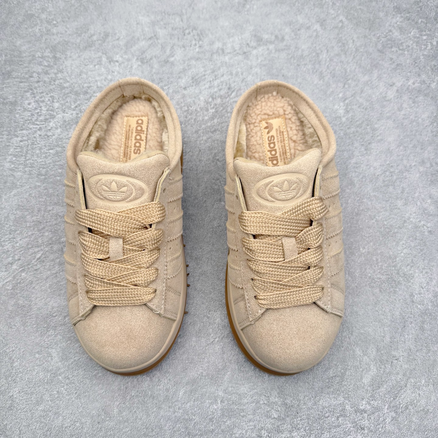 图片[2]-AD Originals CAMPUS 00S 面包鞋经典复古舒适包头拖鞋 实拍调校N版已经零色差零失真 百分百还原实物色彩所见即所得 不存在货不对板色差等低级问题 选购参考实物拍摄 不混卖不参货 只用心做好货严格选品 承诺混一赔十 尺码：36 36.5 37.5 38 38.5 39 40 40.5 41 42 42.5 43 44 44.5 45-选品中心