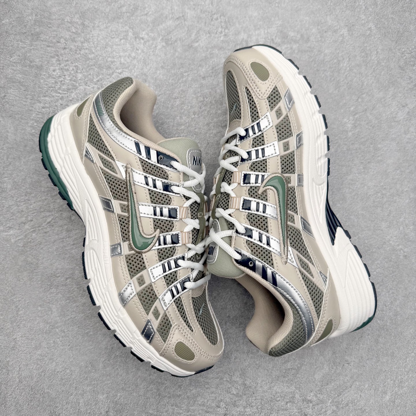 图片[3]-NK P-6000 系列低帮复古老爹风休闲运动舒适慢跑鞋 CD6404-203 融合 Pegasus 过往运动鞋设计 助力 21 世纪早期跑步运动跃升时尚新高度 采用透气网眼布、运动风格线条和耐穿覆面 兼具吸睛外观和舒适感受 中底泡绵以田径赛道为灵感 打造厚实设计 缔造出众缓震性能 尺码：36 36.5 37.5 38 38.5 39 40 40.5 41 42 42.5 43 44 44.5 45-选品中心