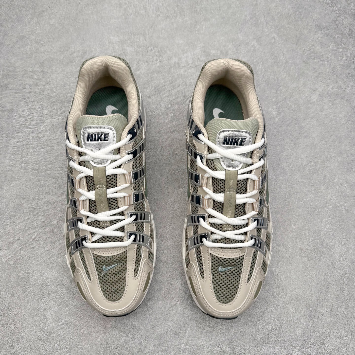 图片[2]-NK P-6000 系列低帮复古老爹风休闲运动舒适慢跑鞋 CD6404-203 融合 Pegasus 过往运动鞋设计 助力 21 世纪早期跑步运动跃升时尚新高度 采用透气网眼布、运动风格线条和耐穿覆面 兼具吸睛外观和舒适感受 中底泡绵以田径赛道为灵感 打造厚实设计 缔造出众缓震性能 尺码：36 36.5 37.5 38 38.5 39 40 40.5 41 42 42.5 43 44 44.5 45-选品中心