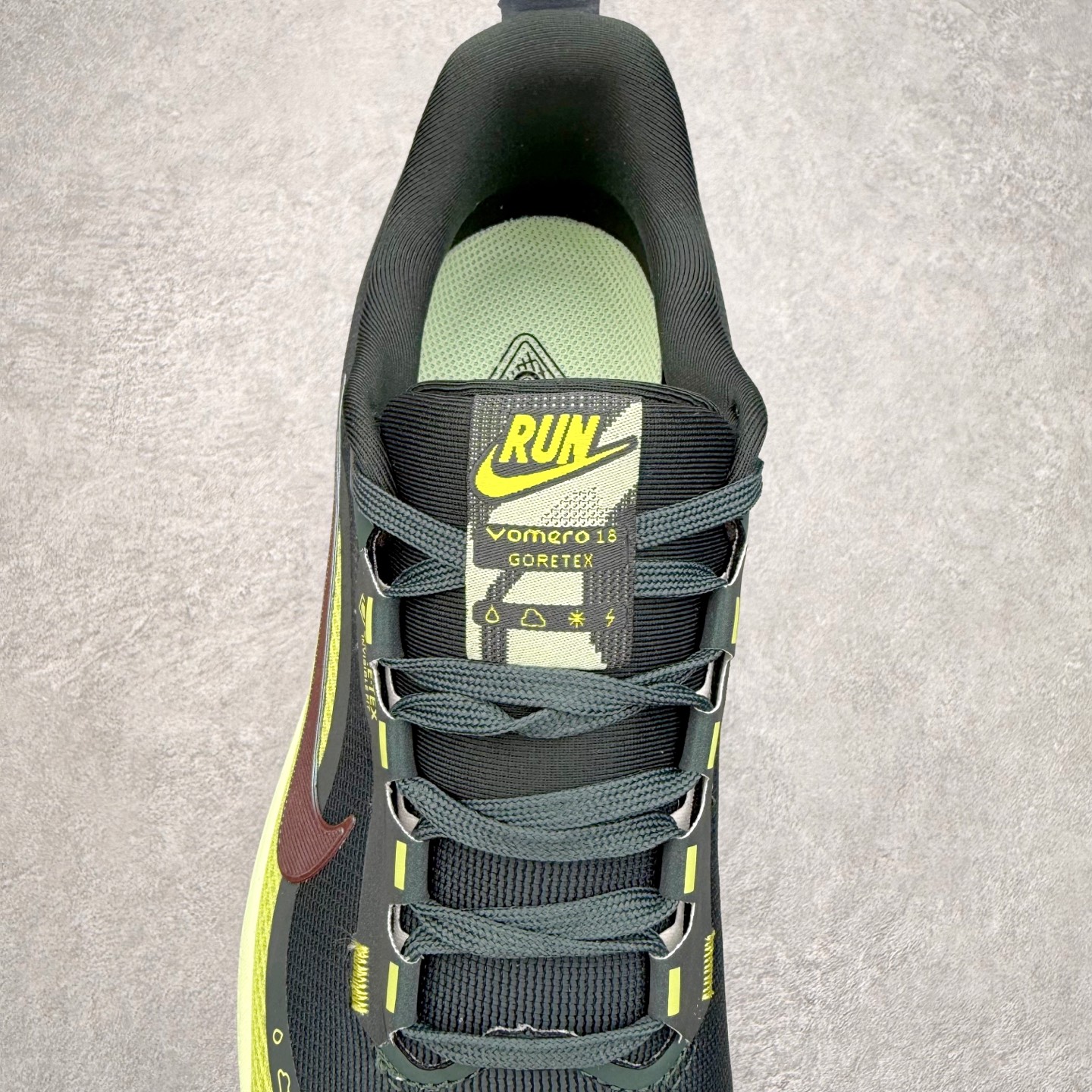 图片[5]-NK Vomero 18 GTX 时尚舒适 网布防滑耐磨 低帮跑步鞋 实拍调校N版已经零色差零失真 百分百还原实物色彩所见即所得 不存在货不对板色差等低级问题 选购参考实物拍摄 不混卖不参货 只用心做好货严格选品 承诺混一赔十 尺码：36 36.5 37.5 38 38.5 39 40 40.5 41 42 42.5 43 44 44.5 45-选品中心