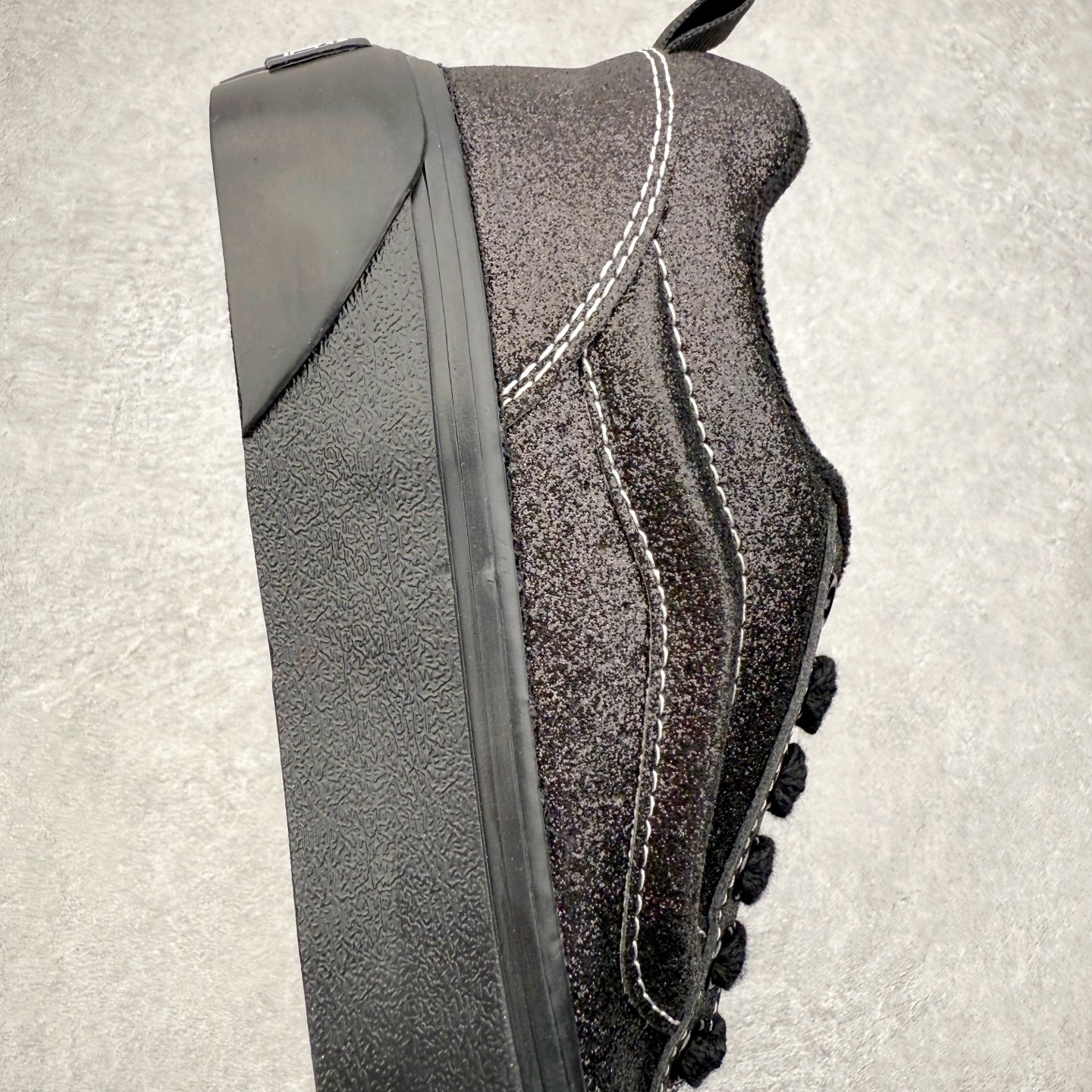 图片[6]-Vans Knu Skool 珠光麂皮 经典肥胖版大Logo黑武士麂皮融合黑色珠光亮面材质面包鞋 尺码：35 36 36.5 37 38 38.5 39 40 40.5 41 42 42.5 43 44 45-选品中心