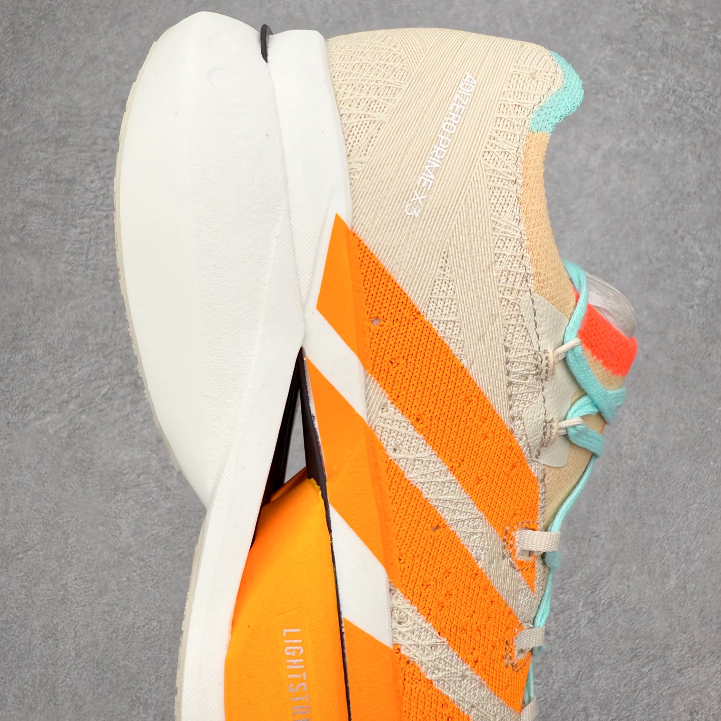 图片[6]-AD Adizero Prime X 3.0 舒适防滑耐磨 低帮 休闲长跑短跑跑步鞋 男女同款 实拍调校N版已经零色差零失真 百分百还原实物色彩所见即所得 不存在货不对板色差等低级问题 选购参考实物拍摄 不混卖不参货 只用心做好货严格选品 承诺混一赔十 尺码：36 36.5 37.5 38 38.5 39 40 40.5 41 42 42.5 43 44 44.5 45-选品中心