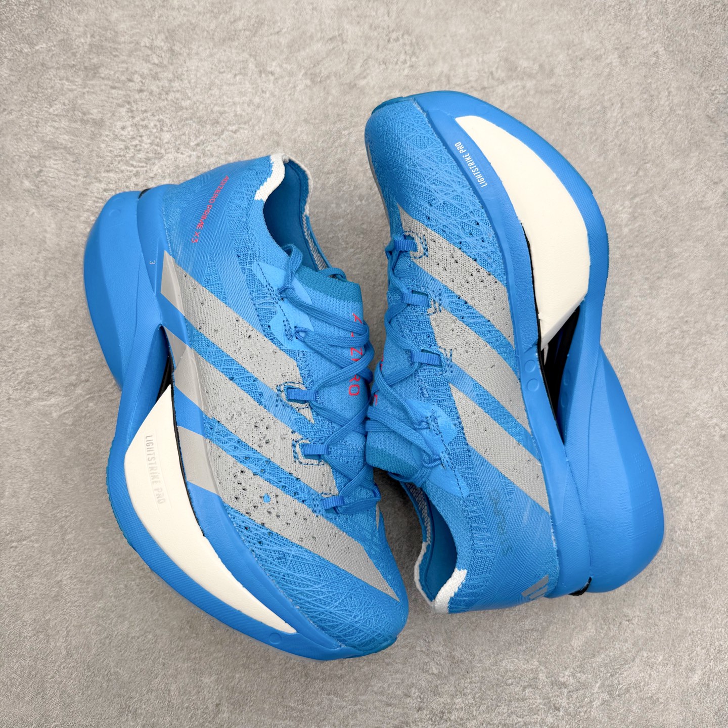 图片[3]-AD Adizero Prime X 3.0 舒适防滑耐磨 低帮 休闲长跑短跑跑步鞋 男女同款 实拍调校N版已经零色差零失真 百分百还原实物色彩所见即所得 不存在货不对板色差等低级问题 选购参考实物拍摄 不混卖不参货 只用心做好货严格选品 承诺混一赔十 尺码：36 36.5 37.5 38 38.5 39 40 40.5 41 42 42.5 43 44 44.5 45-选品中心