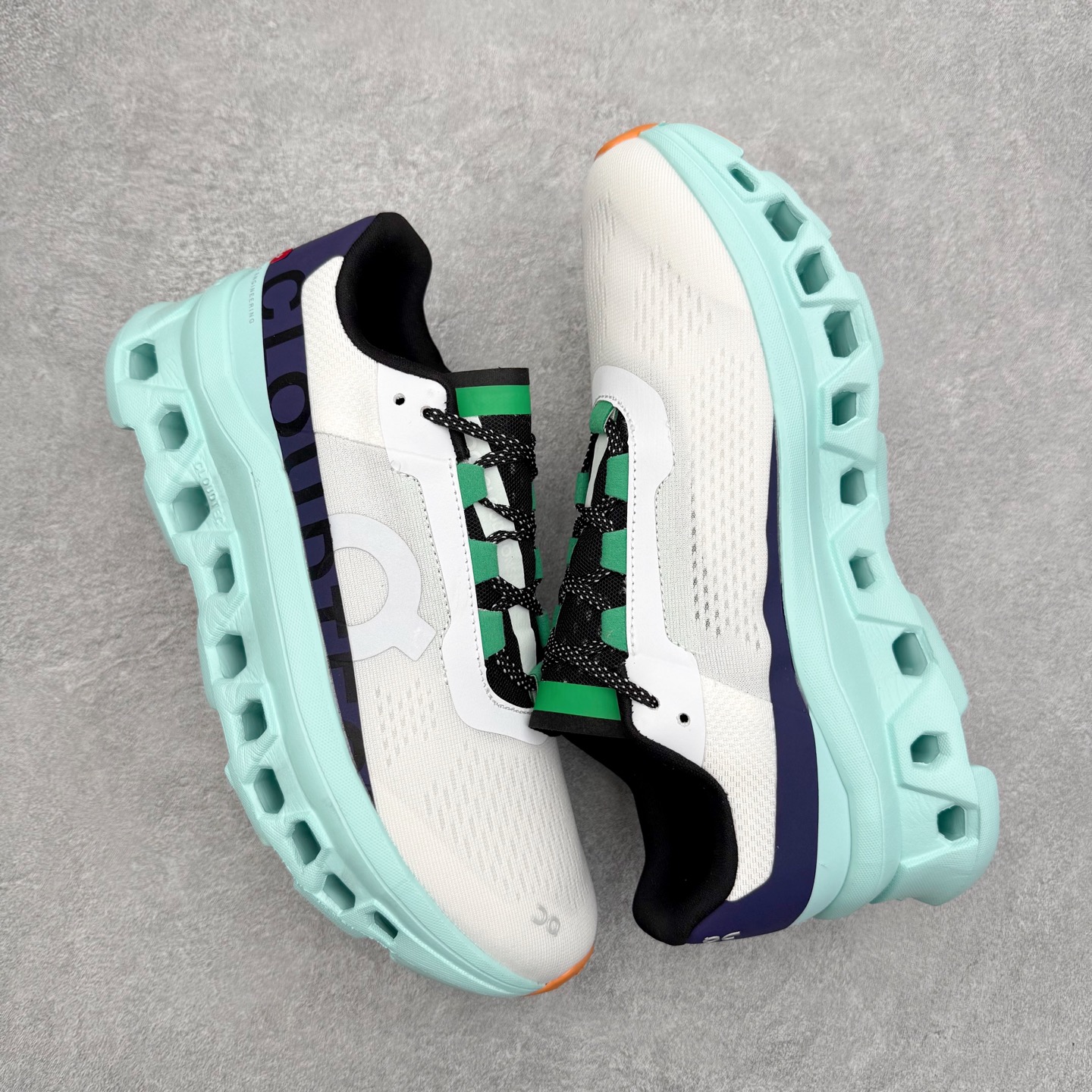 图片[3]-On昂跑 Cloudmonster 舒适 织物防滑透气回弹 低帮 休闲长跑城市通勤跑步鞋 此运动品牌 开创于2010年 缓震着陆、强效回弹、轻柔质感的设计构思始终是ON研制关键 与此同时基于“为全球提供革新性的跑步感受”信念 陆续推出了多款跑鞋及其以专业运动人体跑步工程学为设计关键的功能性跑步服饰设备 让跑者不费力气地畅快畅跑 尺码：36 36.5 37.5 38 38.5 39 40 40.5 41 42 42.5 43 44 44.5 45-选品中心