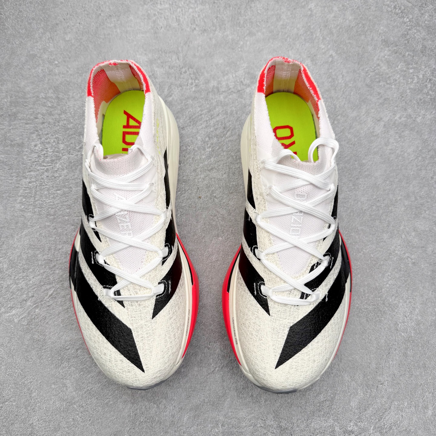 图片[2]-AD Adizero Prime X 3.0 舒适防滑耐磨 低帮 休闲长跑短跑跑步鞋 男女同款 实拍调校N版已经零色差零失真 百分百还原实物色彩所见即所得 不存在货不对板色差等低级问题 选购参考实物拍摄 不混卖不参货 只用心做好货严格选品 承诺混一赔十 尺码：36 36.5 37.5 38 38.5 39 40 40.5 41 42 42.5 43 44 44.5 45-选品中心