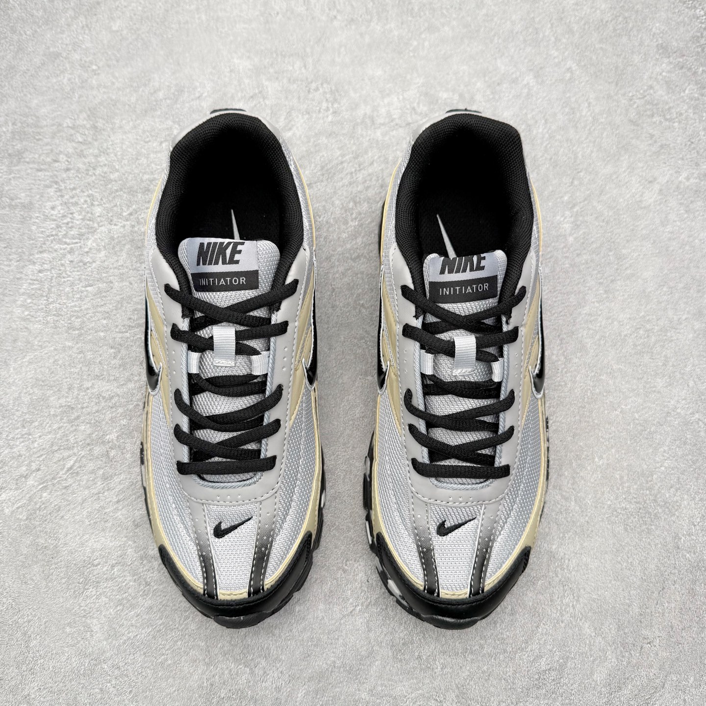 图片[2]-NK Initiator 创始者系列复古老爹鞋运动舒适复古网布合成革减震防滑耐磨低帮休闲跑步鞋 Ins爆火全新韩系古着风 回味经典 采用透气网眼鞋面和支撑覆盖层 自然运动设计的Phlyon中底用于缓冲 BRS 1000碳橡胶外底具有轻质柔韧性 牵引力和耐用性 尺码：36 36.5 37.5 38 38.5 39 40 40.5 41 42 42.5 43 44 45-选品中心