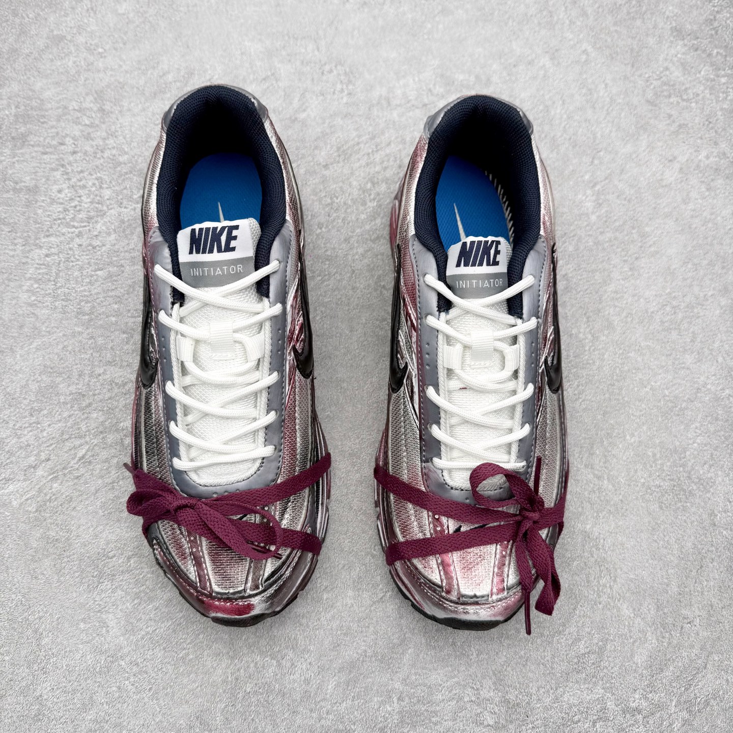 图片[2]-NK Initiator 创始者系列复古老爹鞋运动舒适复古网布合成革减震防滑耐磨低帮休闲跑步鞋 Ins爆火全新韩系古着风 回味经典 采用透气网眼鞋面和支撑覆盖层 自然运动设计的Phlyon中底用于缓冲 BRS 1000碳橡胶外底具有轻质柔韧性 牵引力和耐用性 尺码：36 36.5 37.5 38 38.5 39 40 40.5 41 42 42.5 43 44 45-选品中心