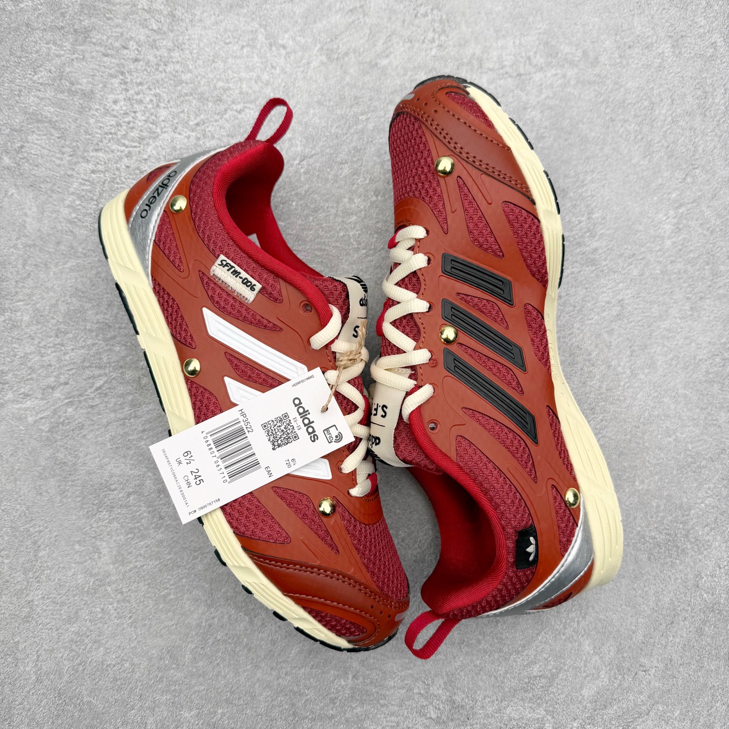 图片[3]-SONG FOR THE MUTE x AD originals Adizero PR SFTM-006 联名款舒适百搭透气跑步鞋 男女同款 HP3522 实拍调校N版已经零色差零失真 百分百还原实物色彩所见即所得 不存在货不对板色差等低级问题 选购参考实物拍摄 不混卖不参货 只用心做好货严格选品 承诺混一赔十 尺码：36 36.5 37.5 38 38.5 39 40 40.5 41 42 42.5 43 44 44.5 45-选品中心