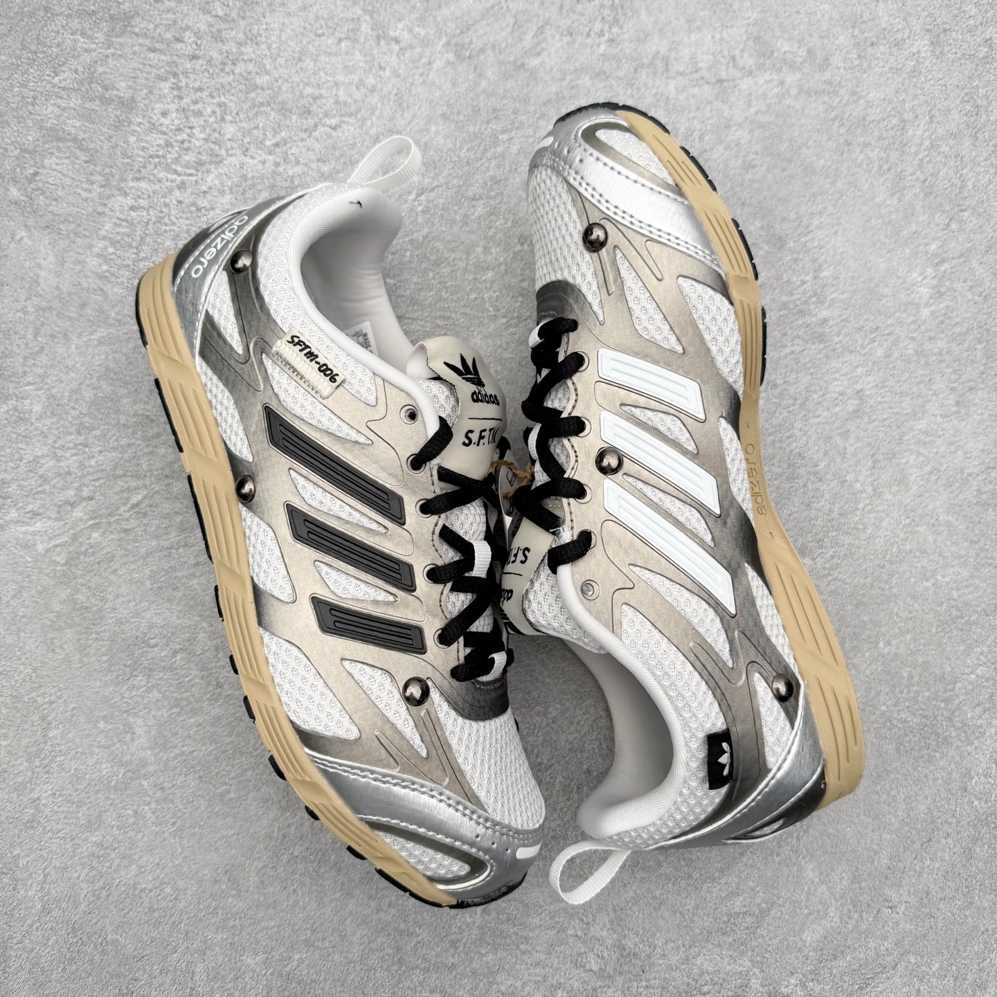 图片[3]-SONG FOR THE MUTE x AD originals Adizero PR SFTM-006 联名款舒适百搭透气跑步鞋 男女同款 实拍调校N版已经零色差零失真 百分百还原实物色彩所见即所得 不存在货不对板色差等低级问题 选购参考实物拍摄 不混卖不参货 只用心做好货严格选品 承诺混一赔十 尺码：36 36.5 37.5 38 38.5 39 40 40.5 41 42 42.5 43 44 44.5 45-选品中心